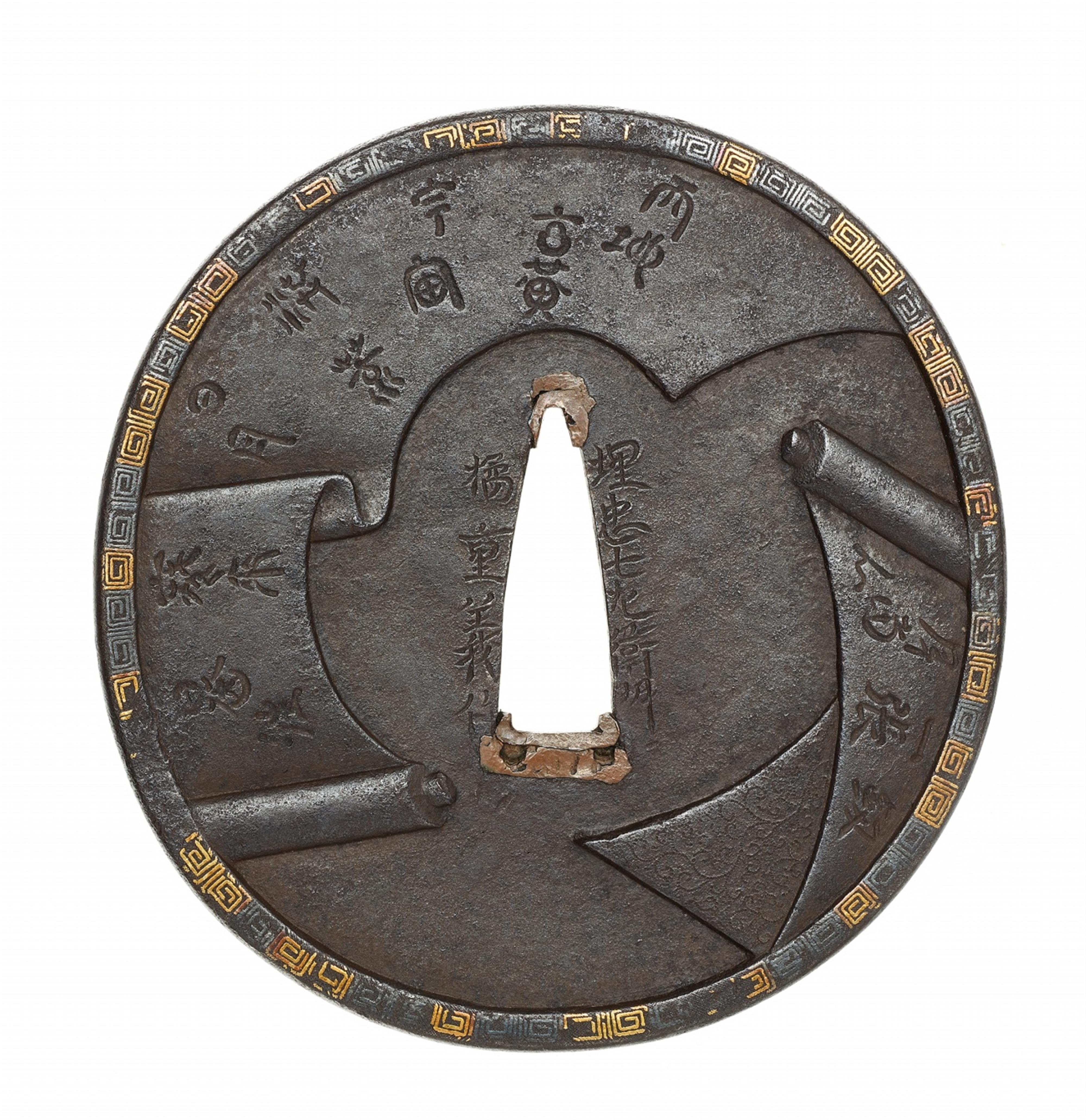 Tsuba. Eisen. Edo-Zeit, um 1625 - image-1