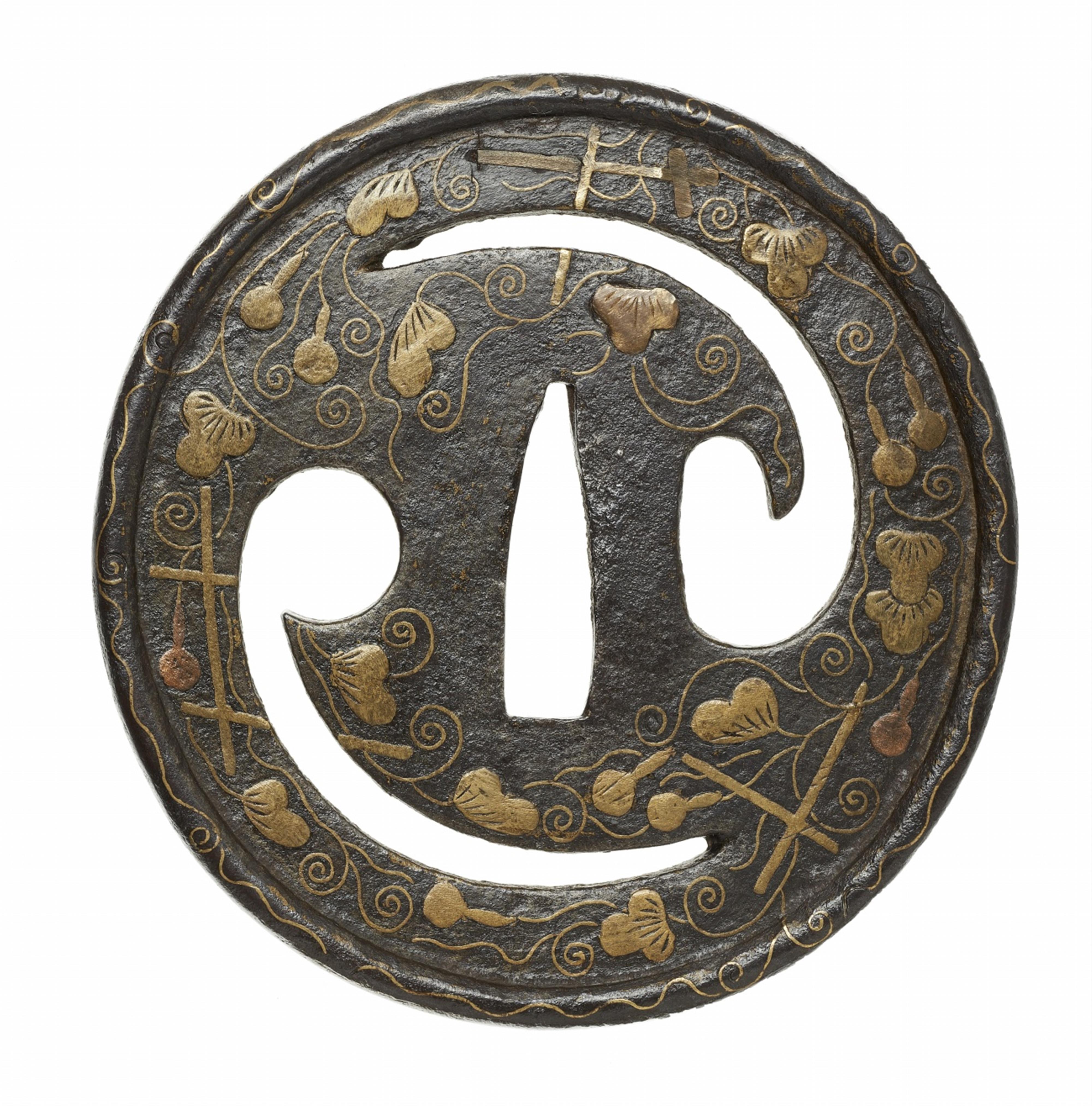 Tsuba. Eisen. Heianjô-Arbeit. Edo-Zeit, 17. Jh. - image-2