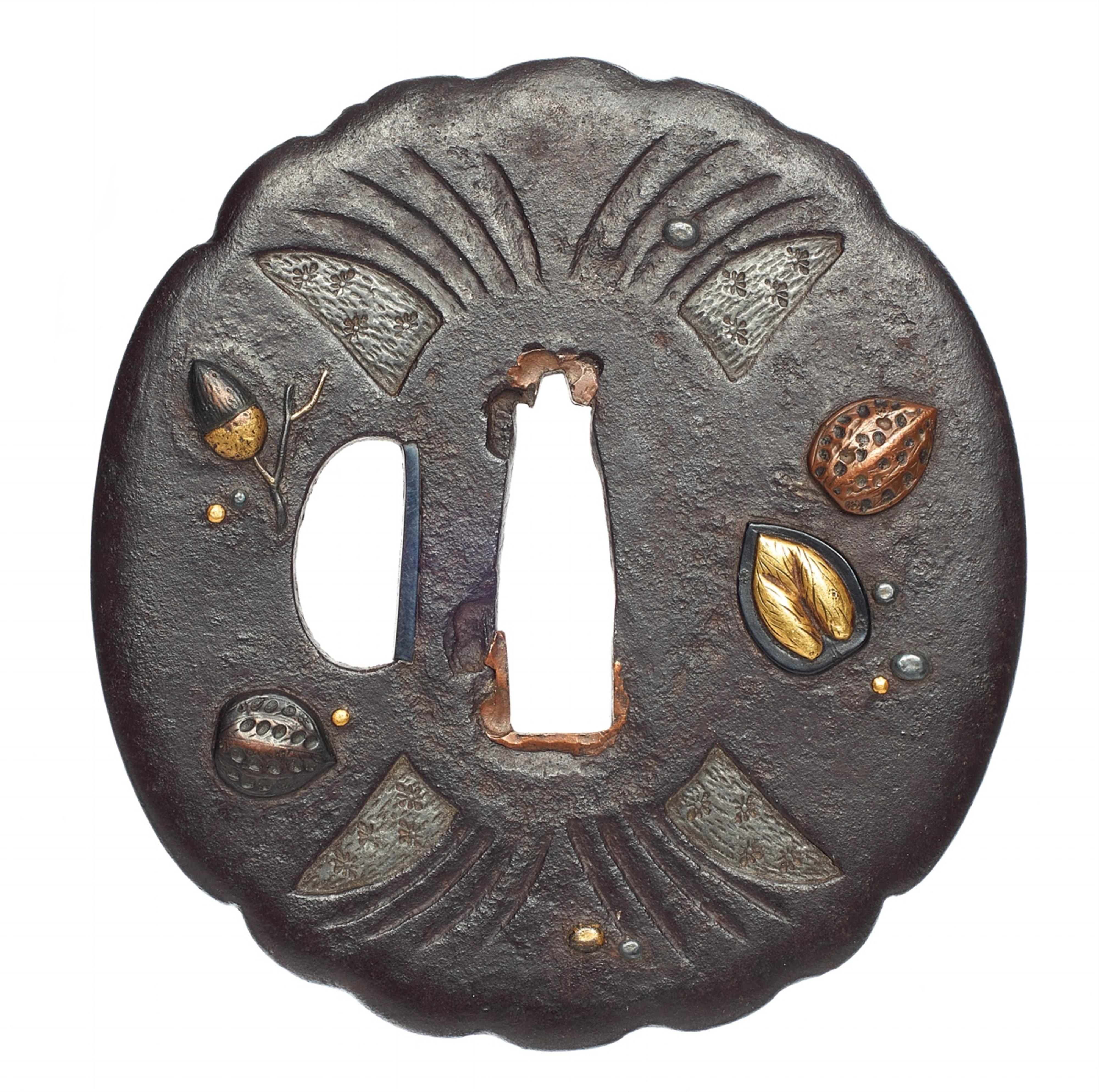 Tsuba. Eisen. Edo-Zeit - image-1