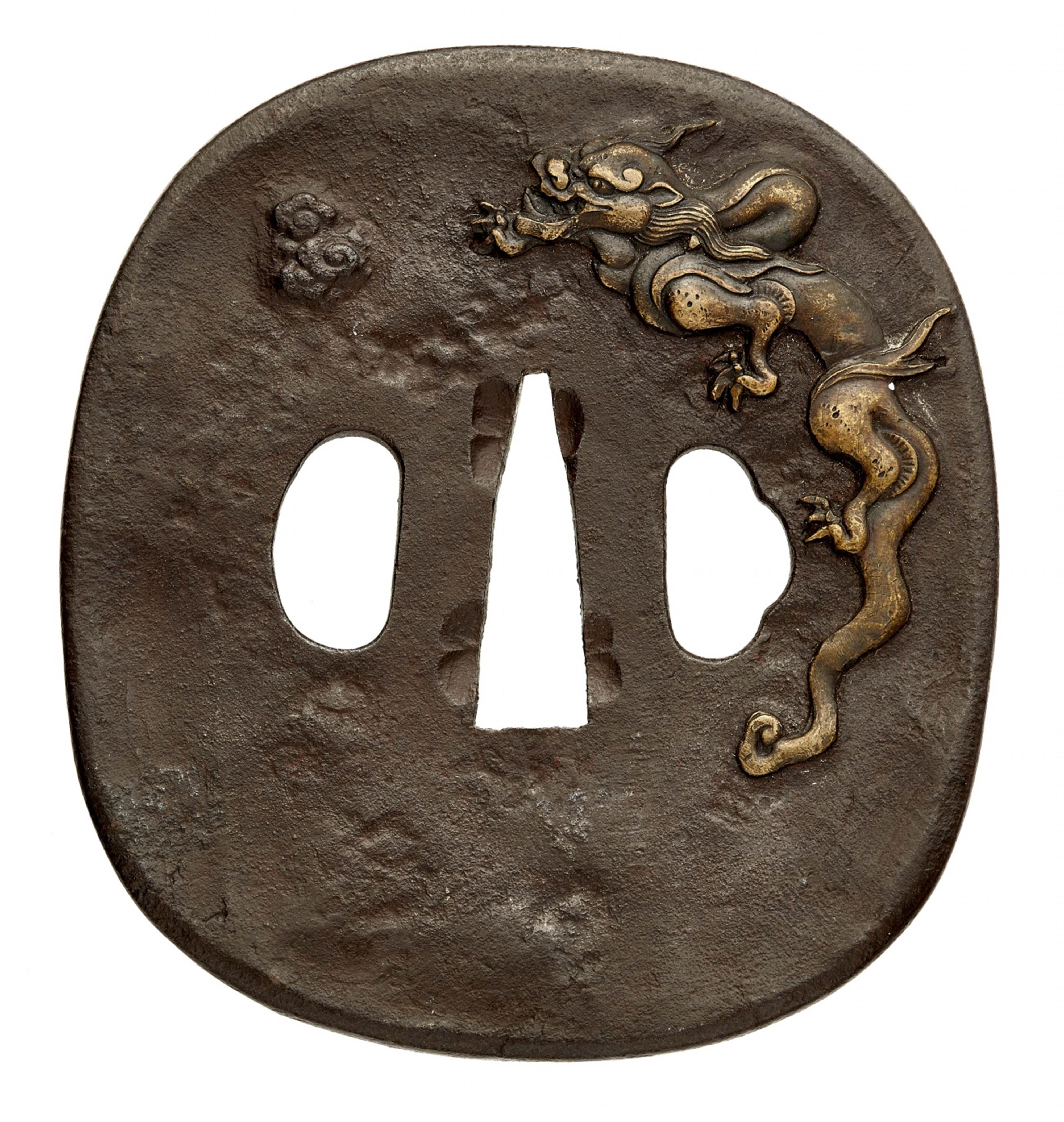 Two iron tsuba. Edo period - image-1