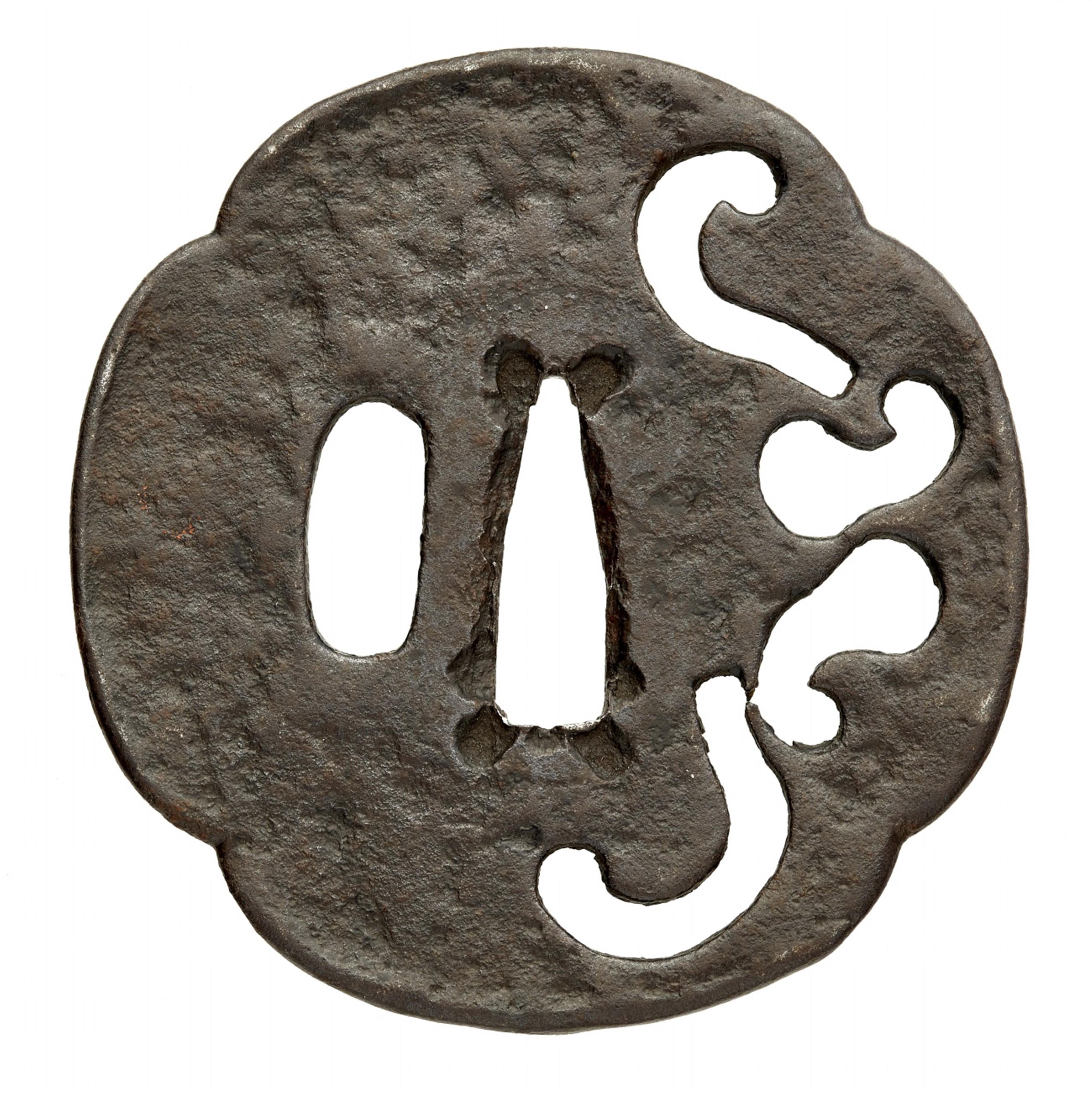 Two iron tsuba. Edo period - image-3