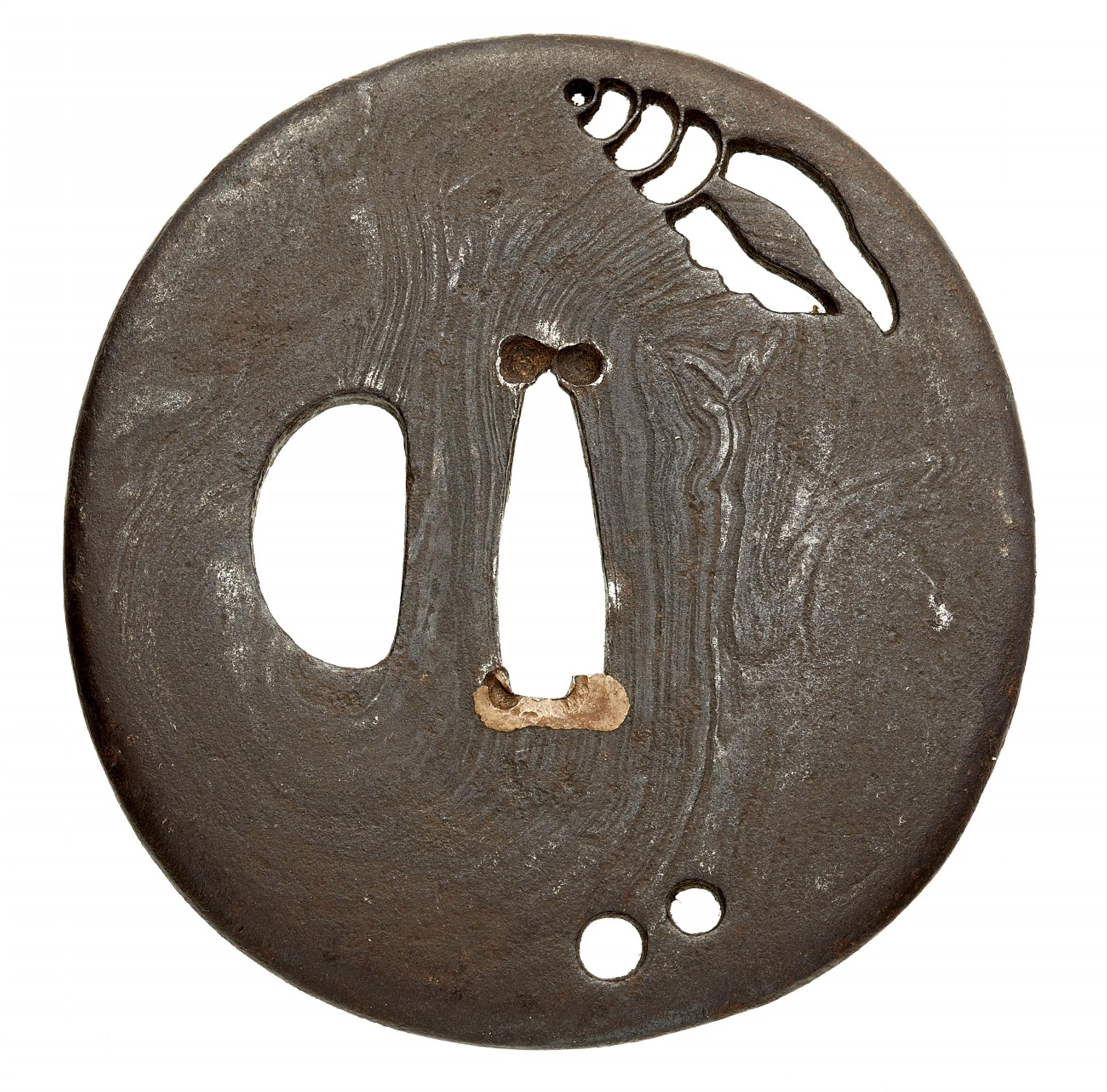 Two iron tsuba. Edo period - image-2