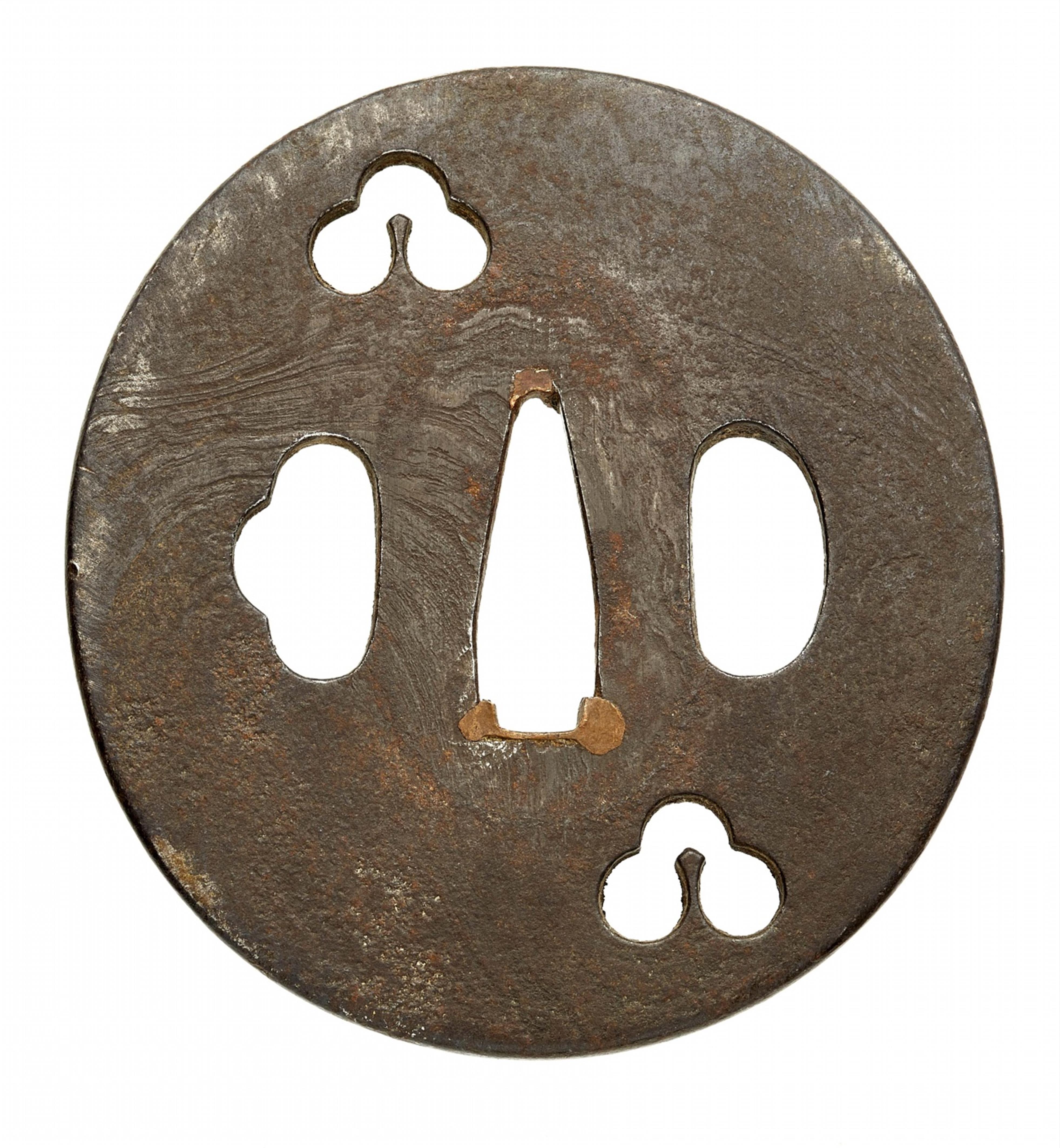 Two iron tsuba. Edo period - image-4