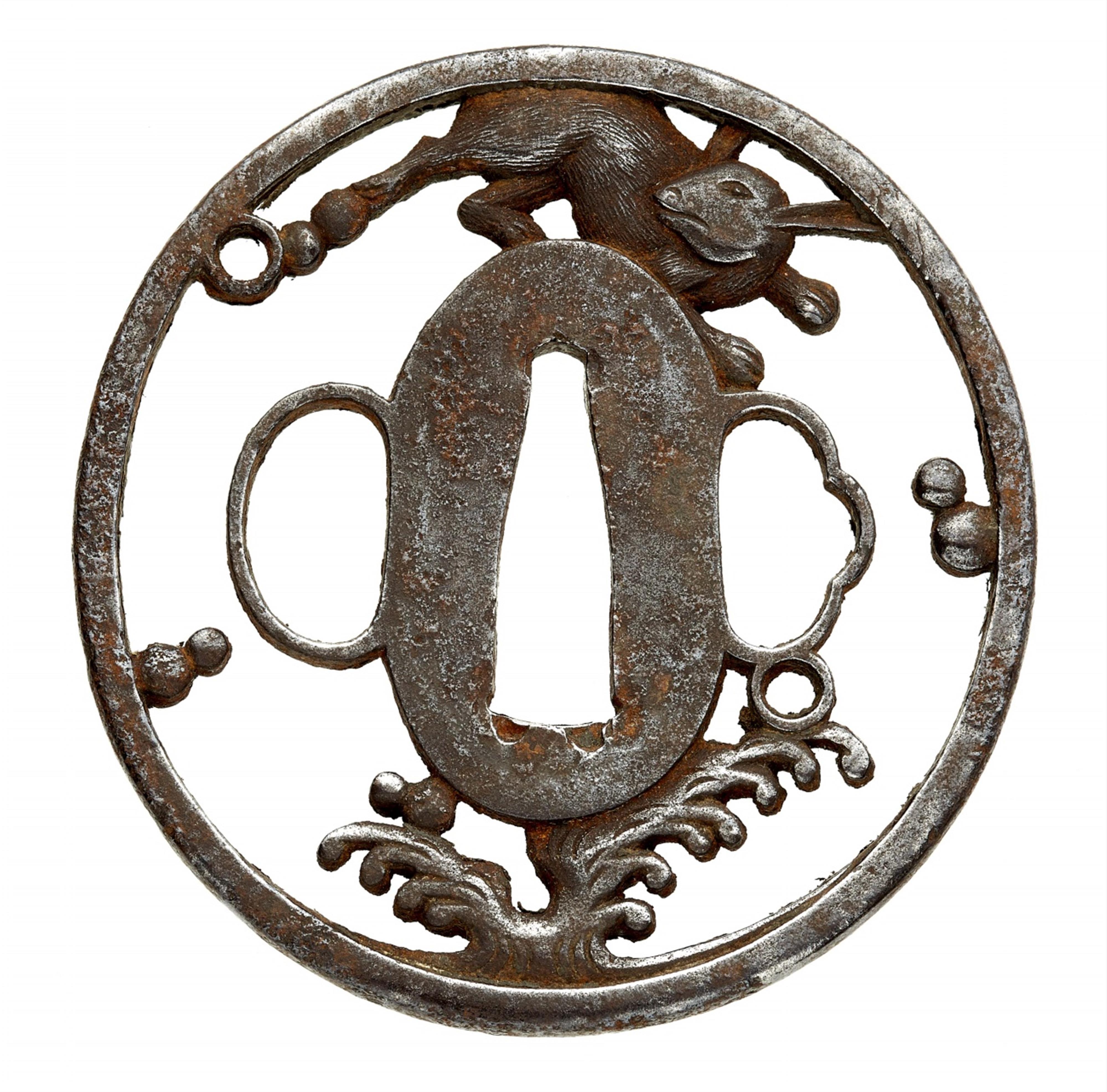 Zwei tsuba. Eisen. Edo-Zeit, 18./19. Jh. - image-3