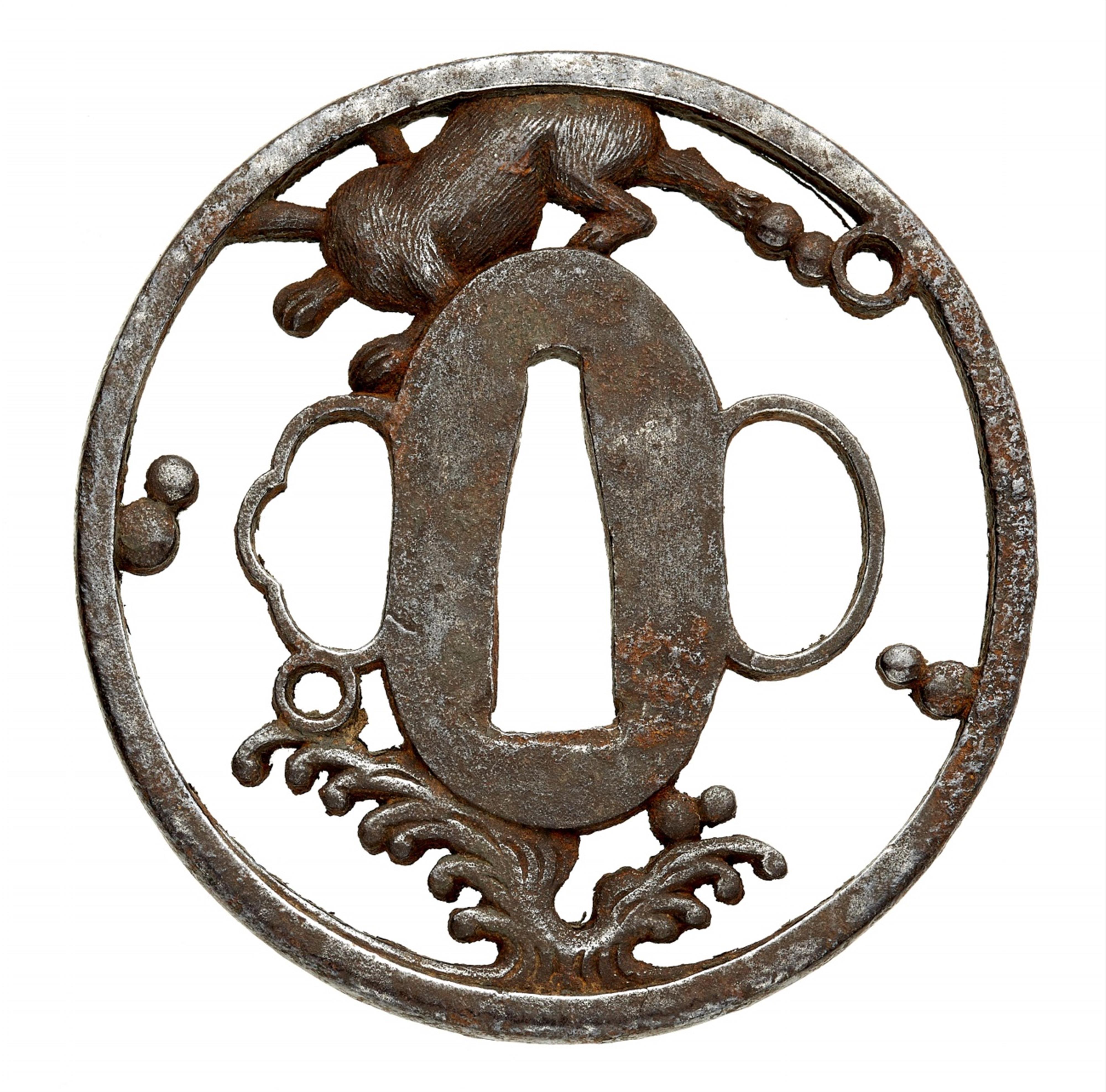 Zwei tsuba. Eisen. Edo-Zeit, 18./19. Jh. - image-4