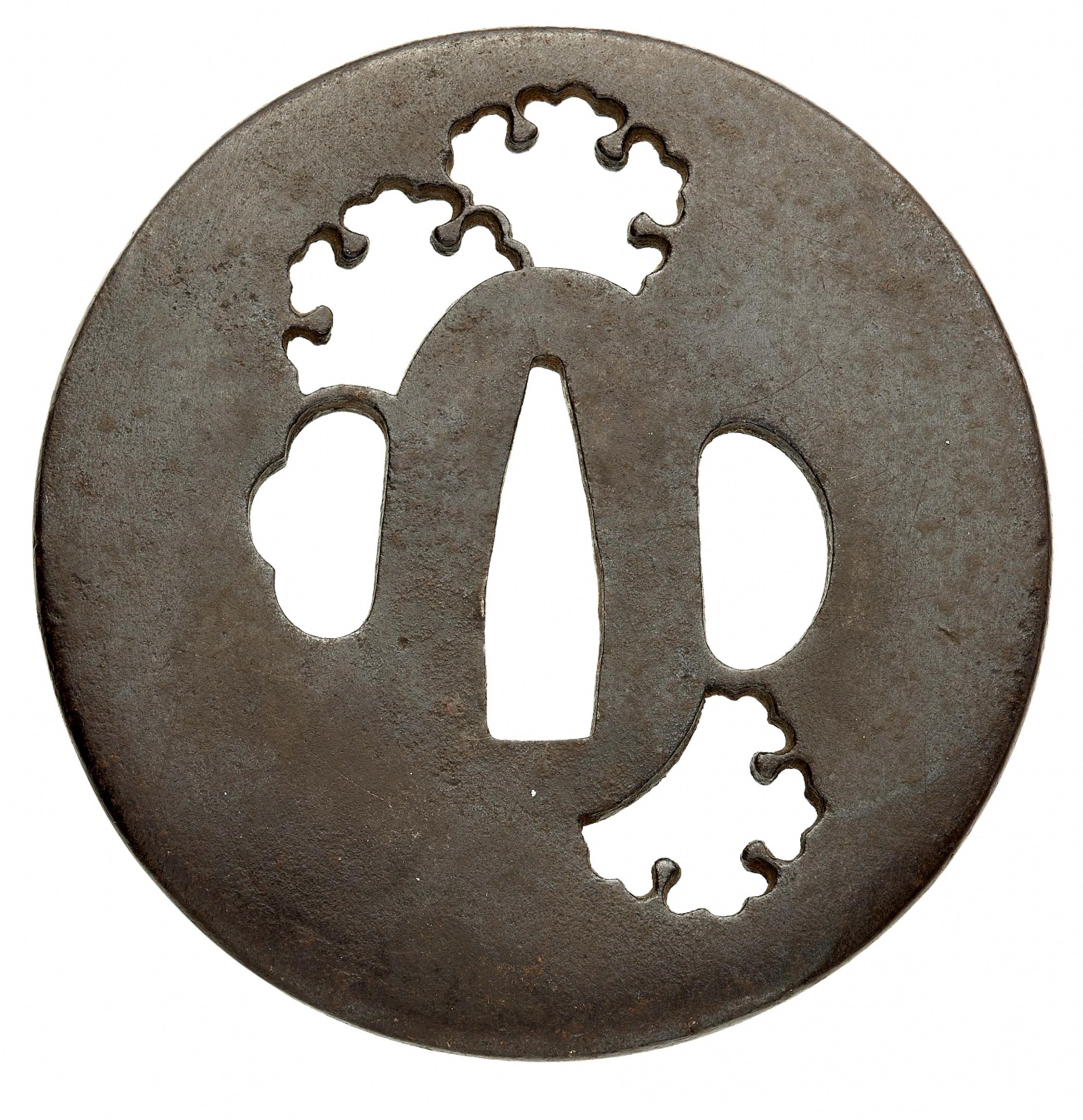 Zwei tsuba. Eisen. Edo-Zeit, 18./19. Jh. - image-2