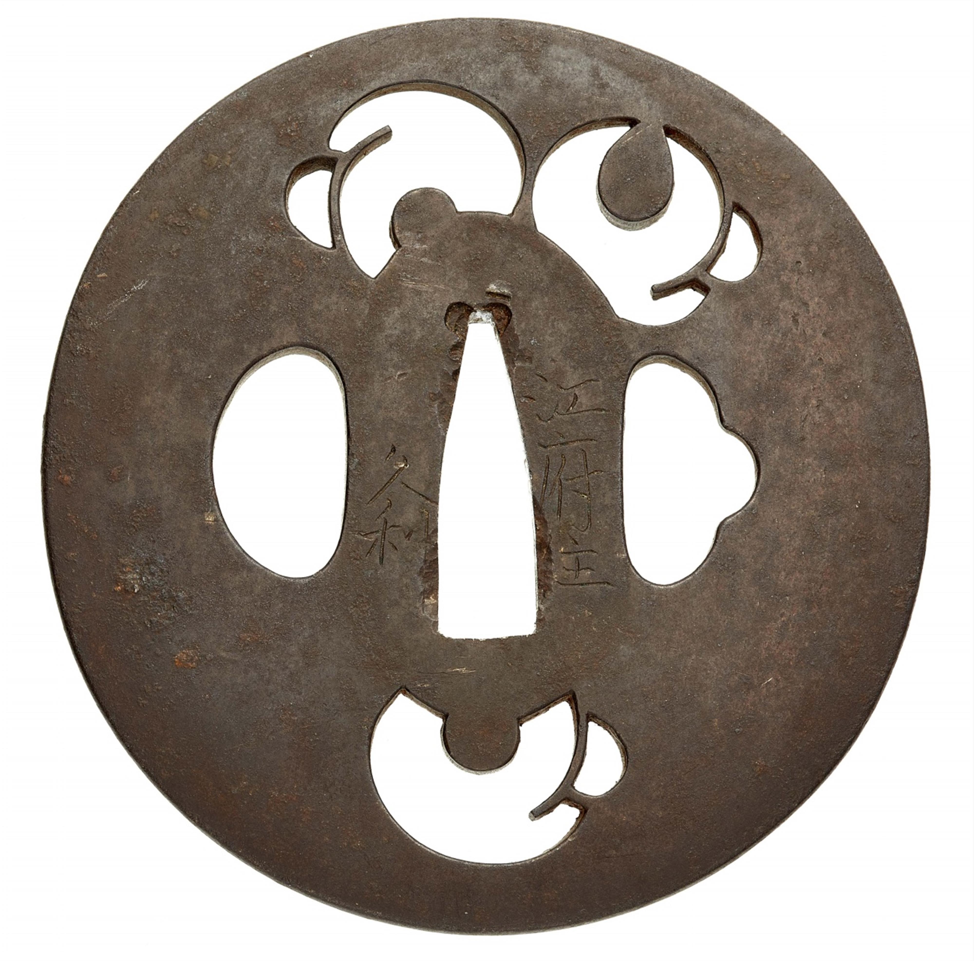 Zwei tsuba. Eisen. Edo-Zeit, 18./19. Jh. - image-3