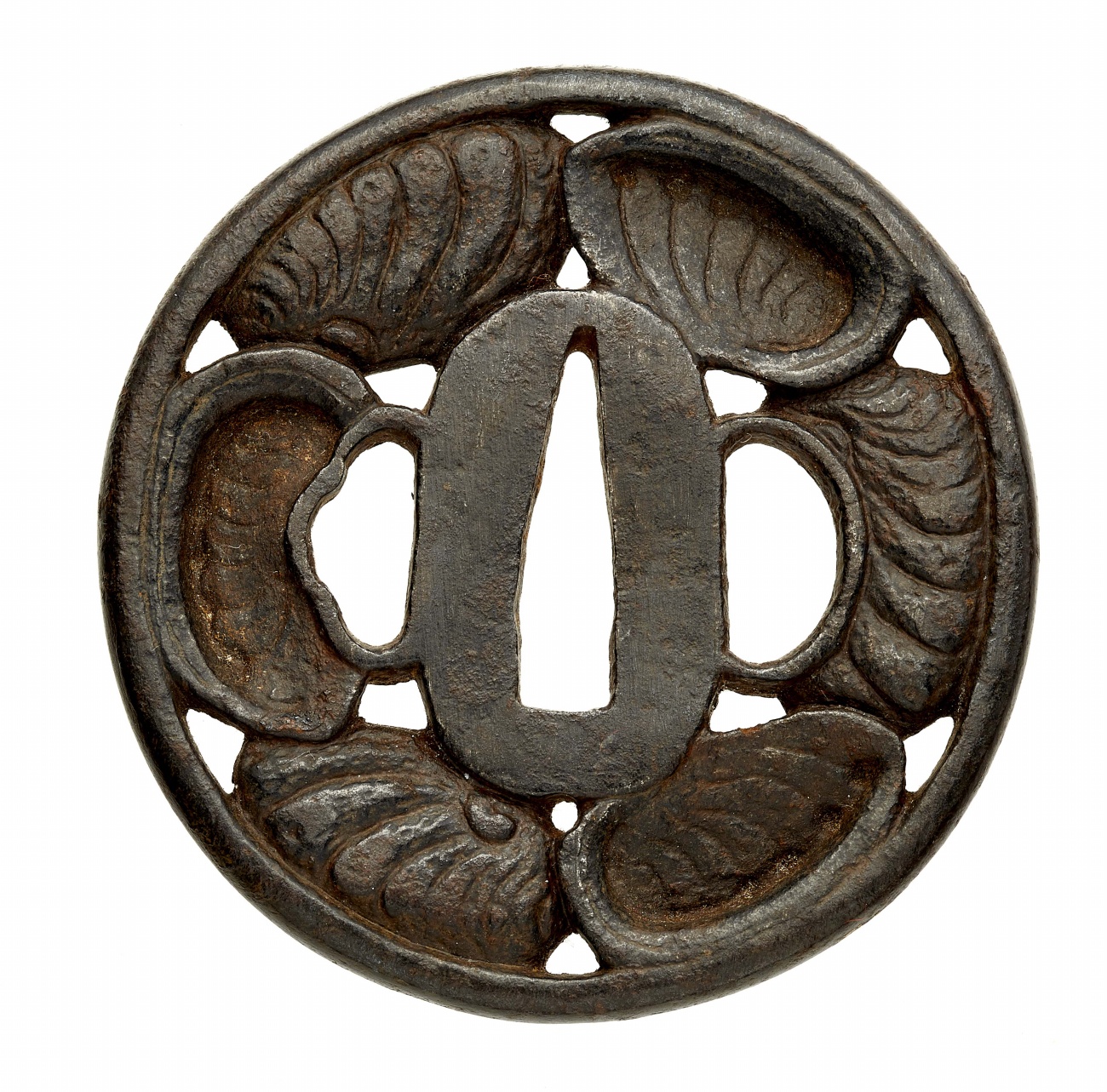 Three iron tsuba. Edo period, 18th/19th century - image-5