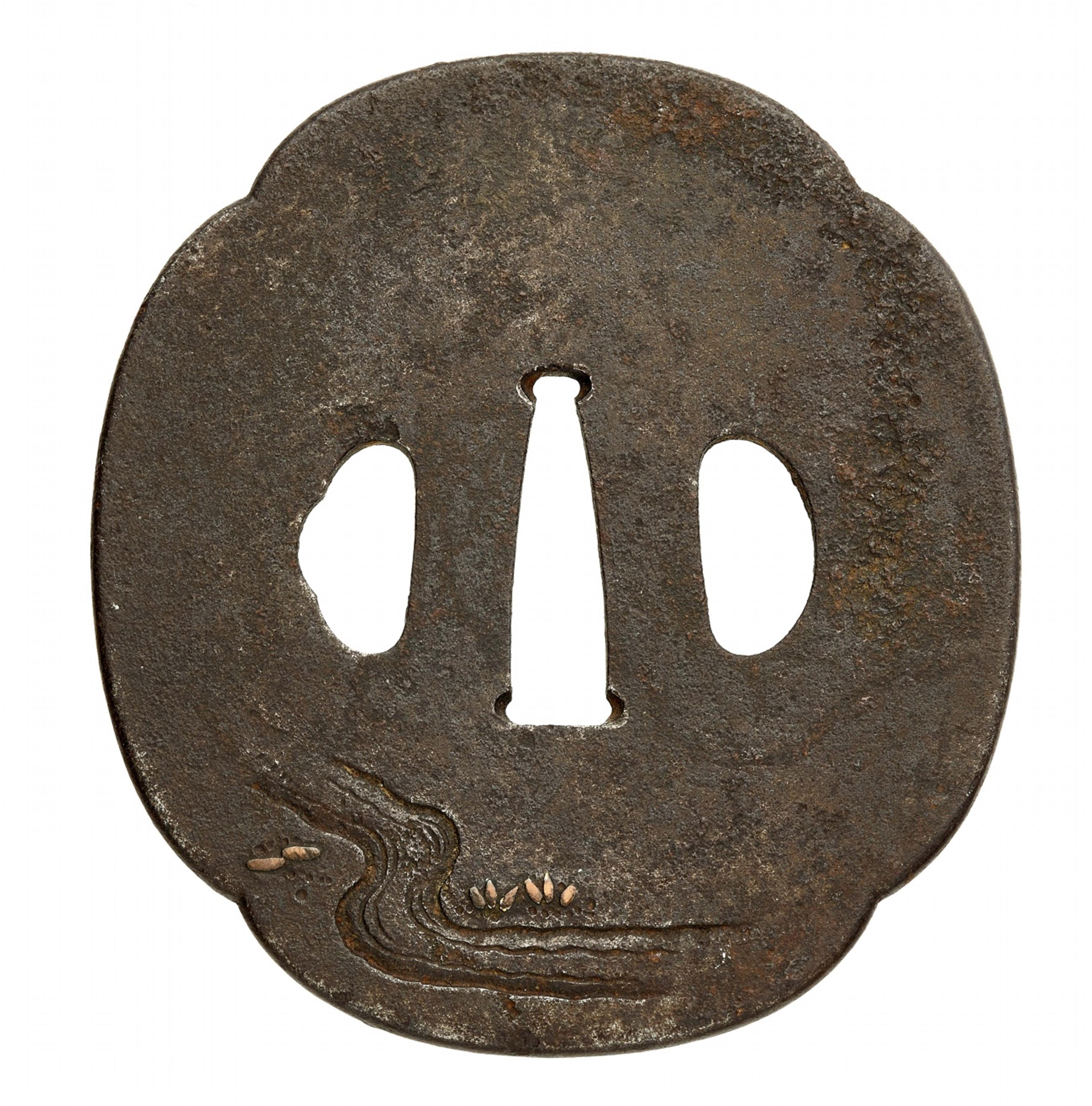 Vier tsuba. Eisen. Edo-Zeit, 18./19. Jh. - image-3