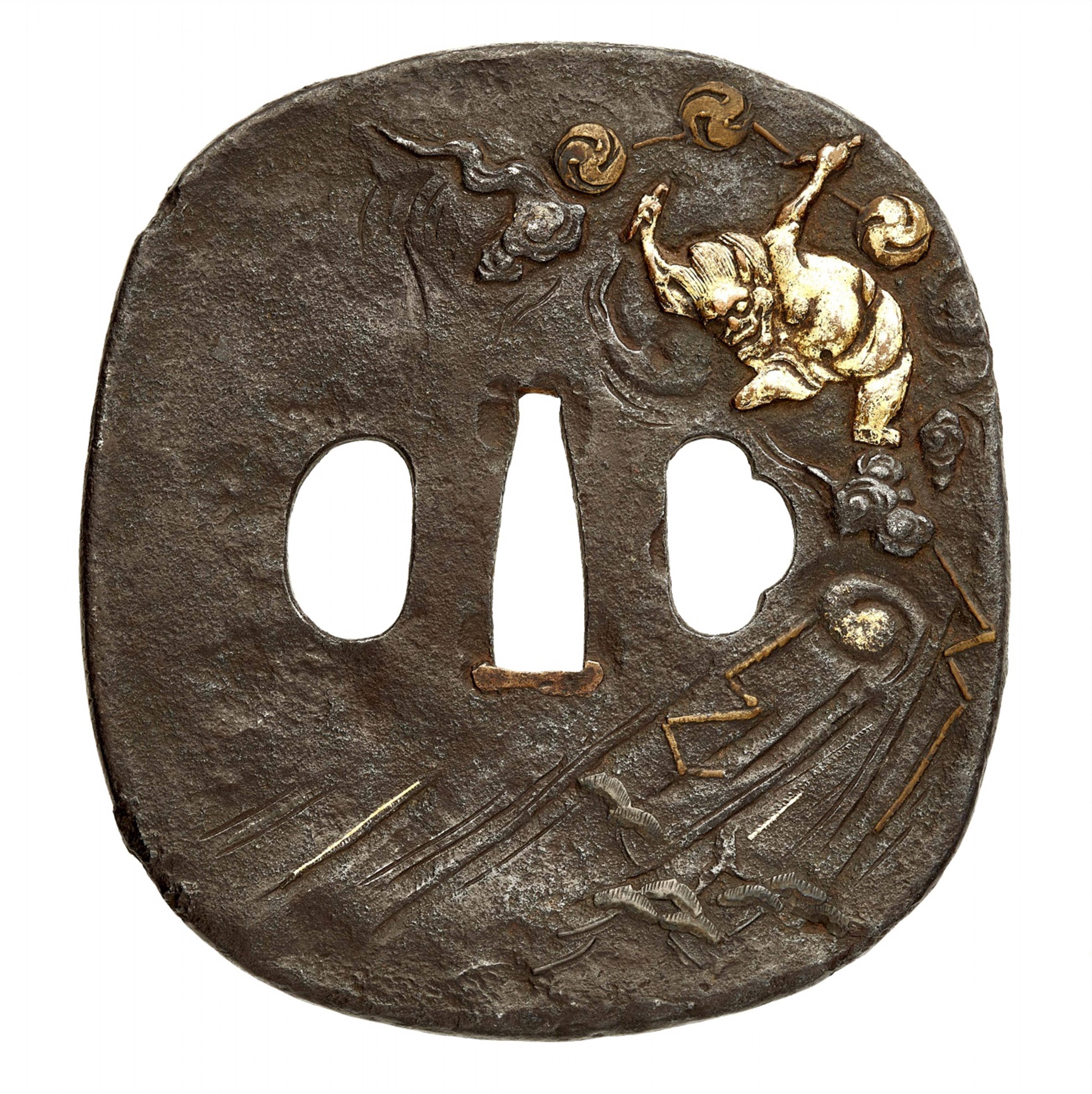 Vier tsuba. Eisen. Edo-Zeit, 18./19. Jh. - image-4