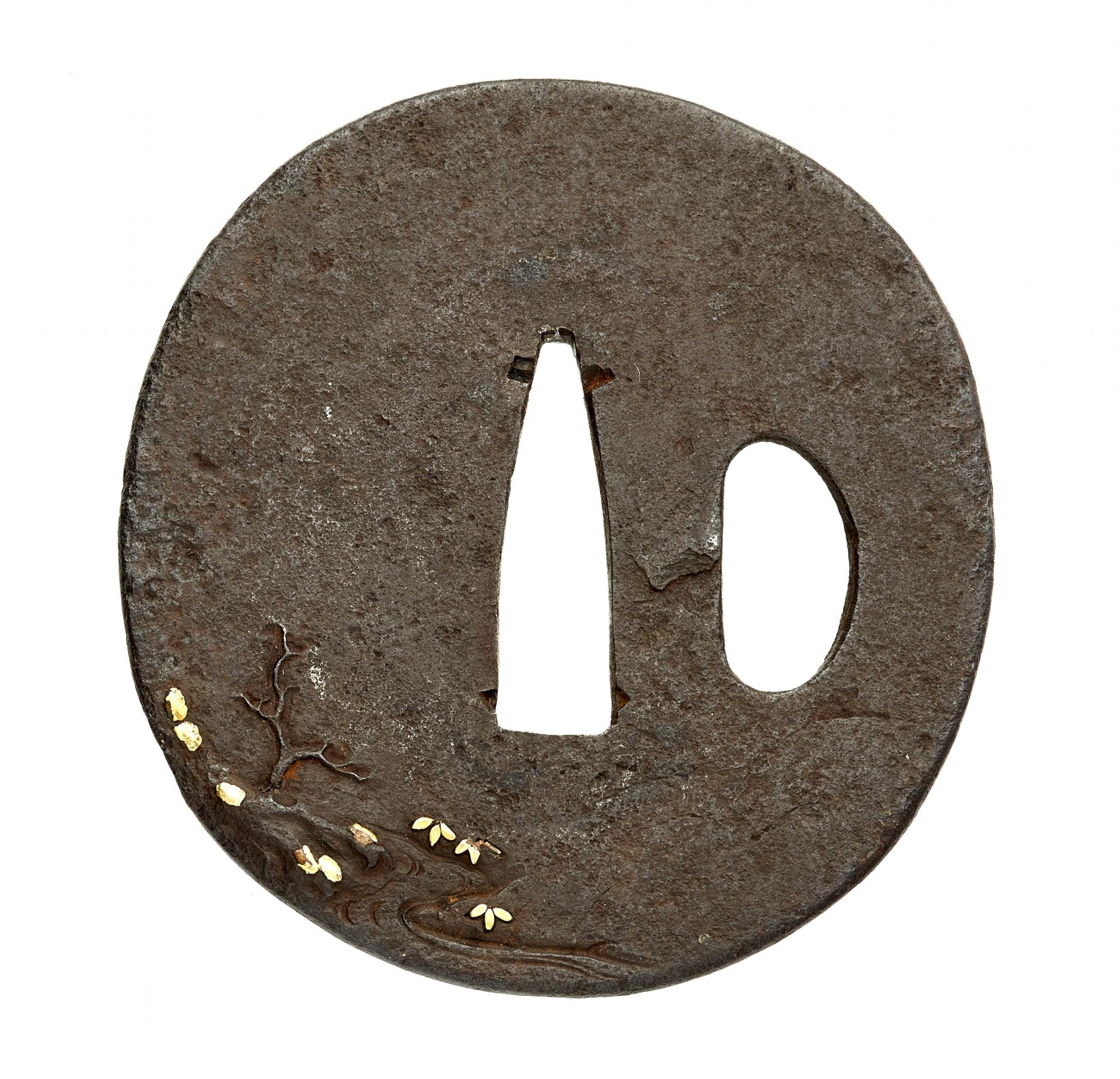 Three iron tsuba. Edo period, 18th/19th century - image-2