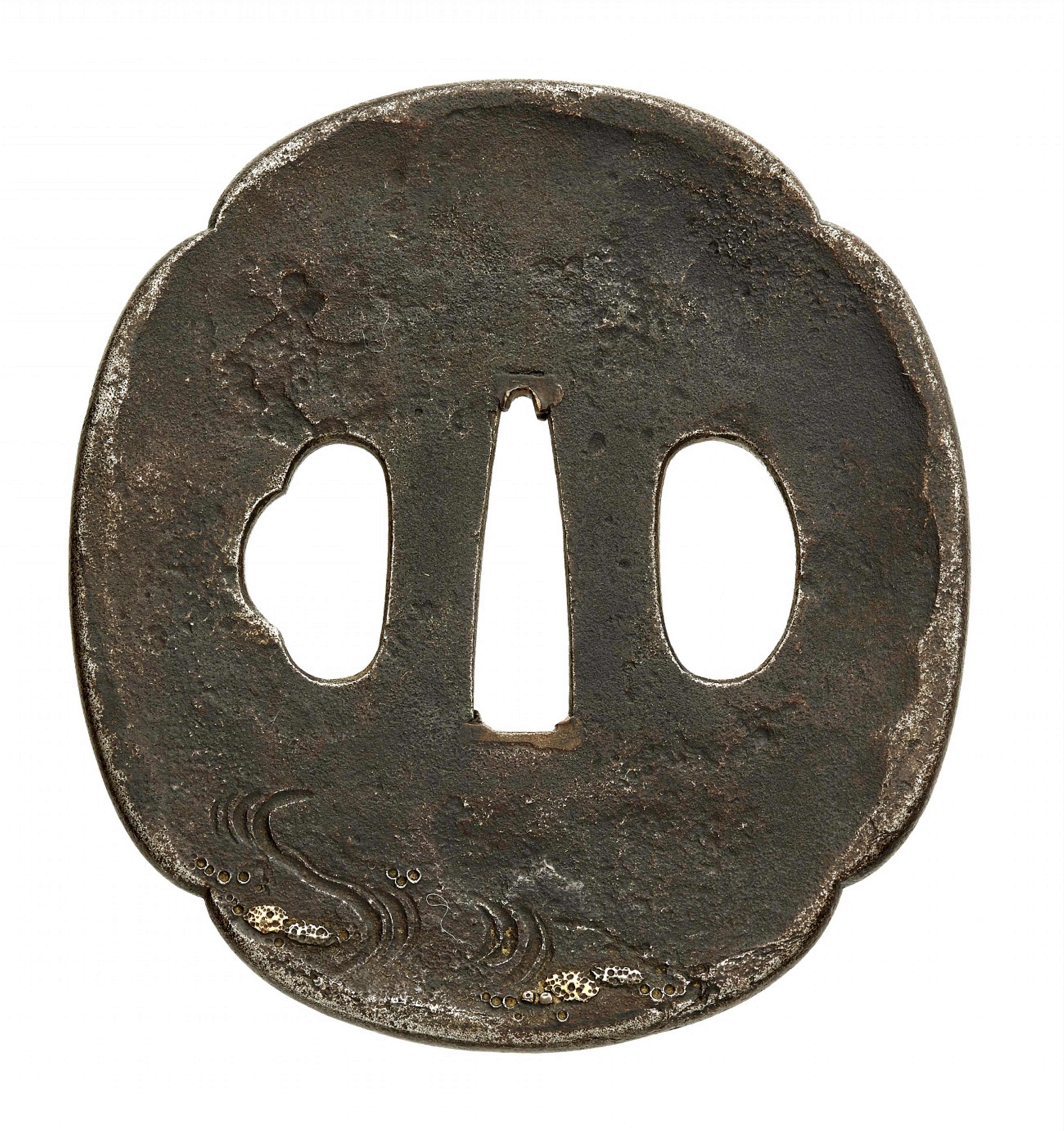 Three iron tsuba. Edo period, 18th/19th century - image-4