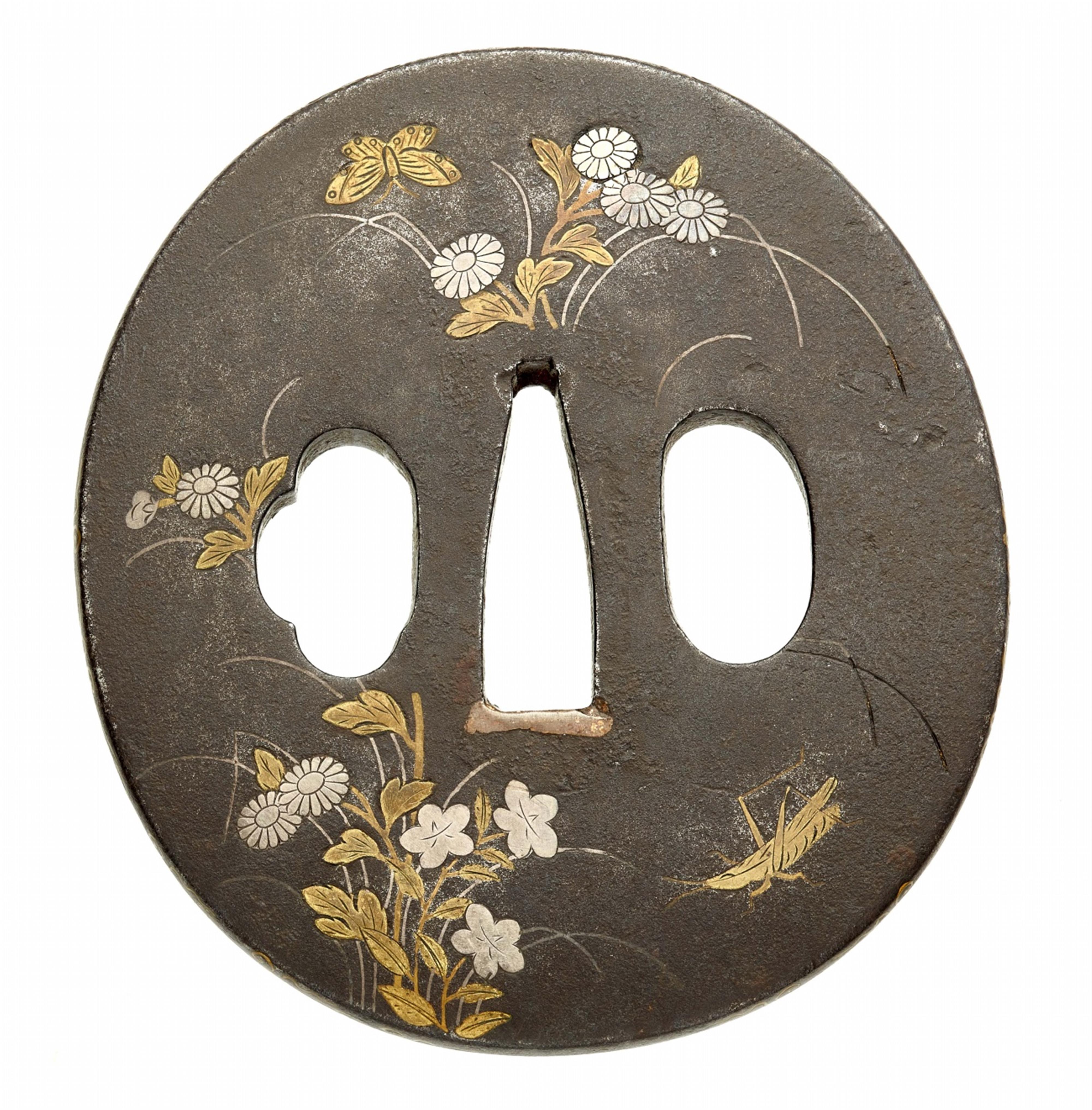 Tsuba. Eisen. Edo-Zeit, 19. Jh. - image-2