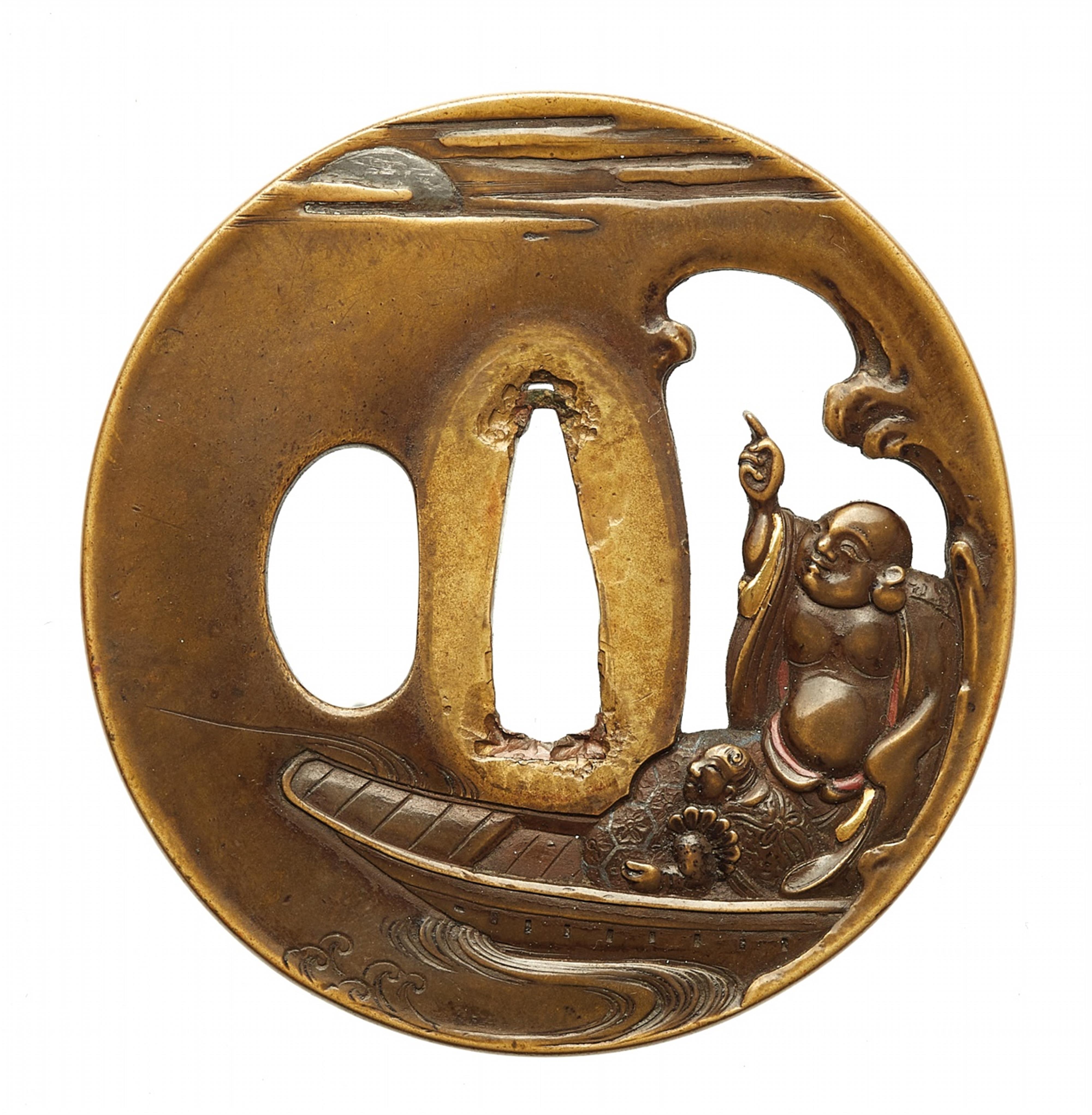 A sentoku tsuba. Edo period, 19th century - image-1