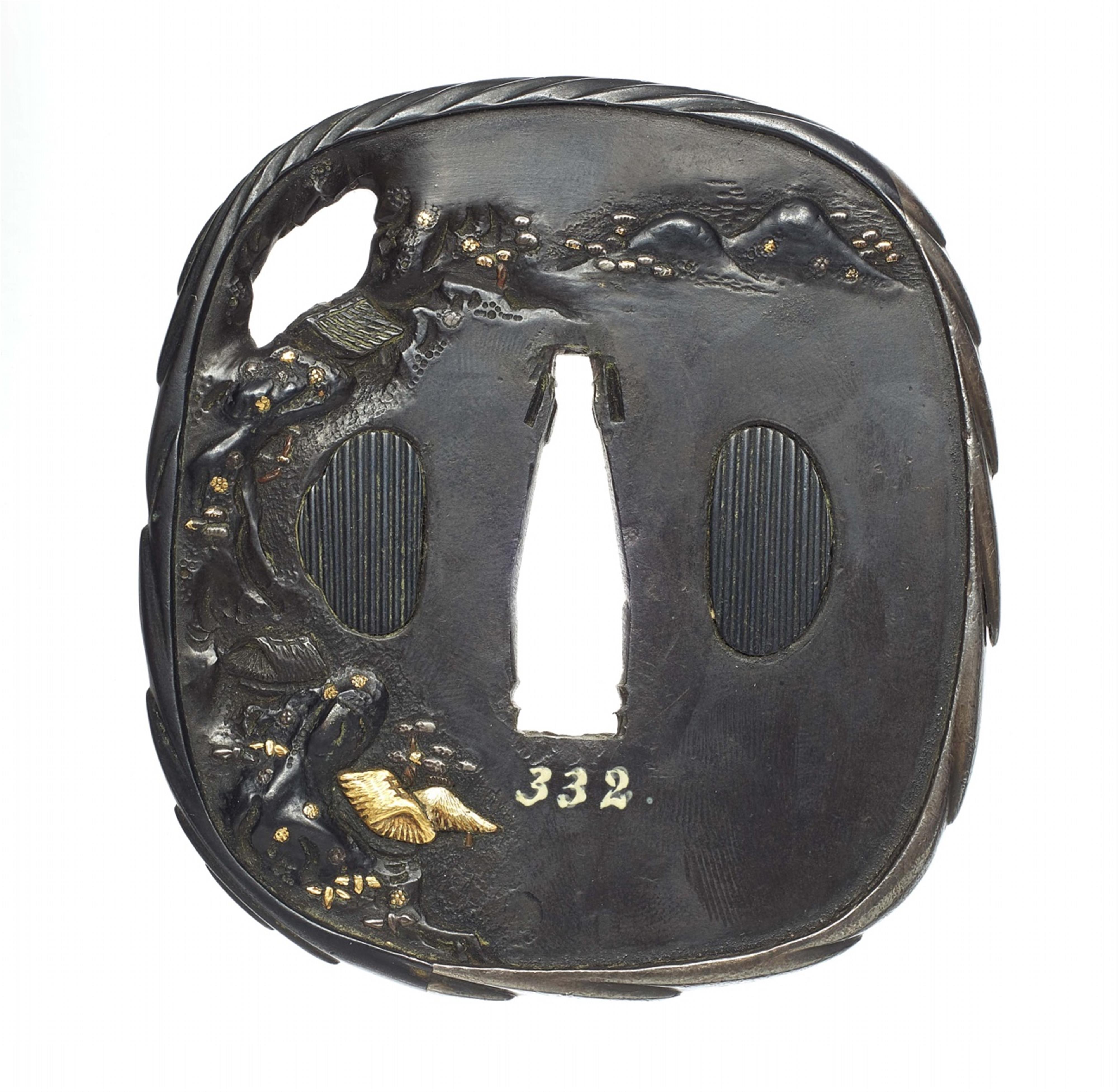 Tsuba. Shakudô. Edo-Zeit, 18./frühes 19. Jh. - image-2