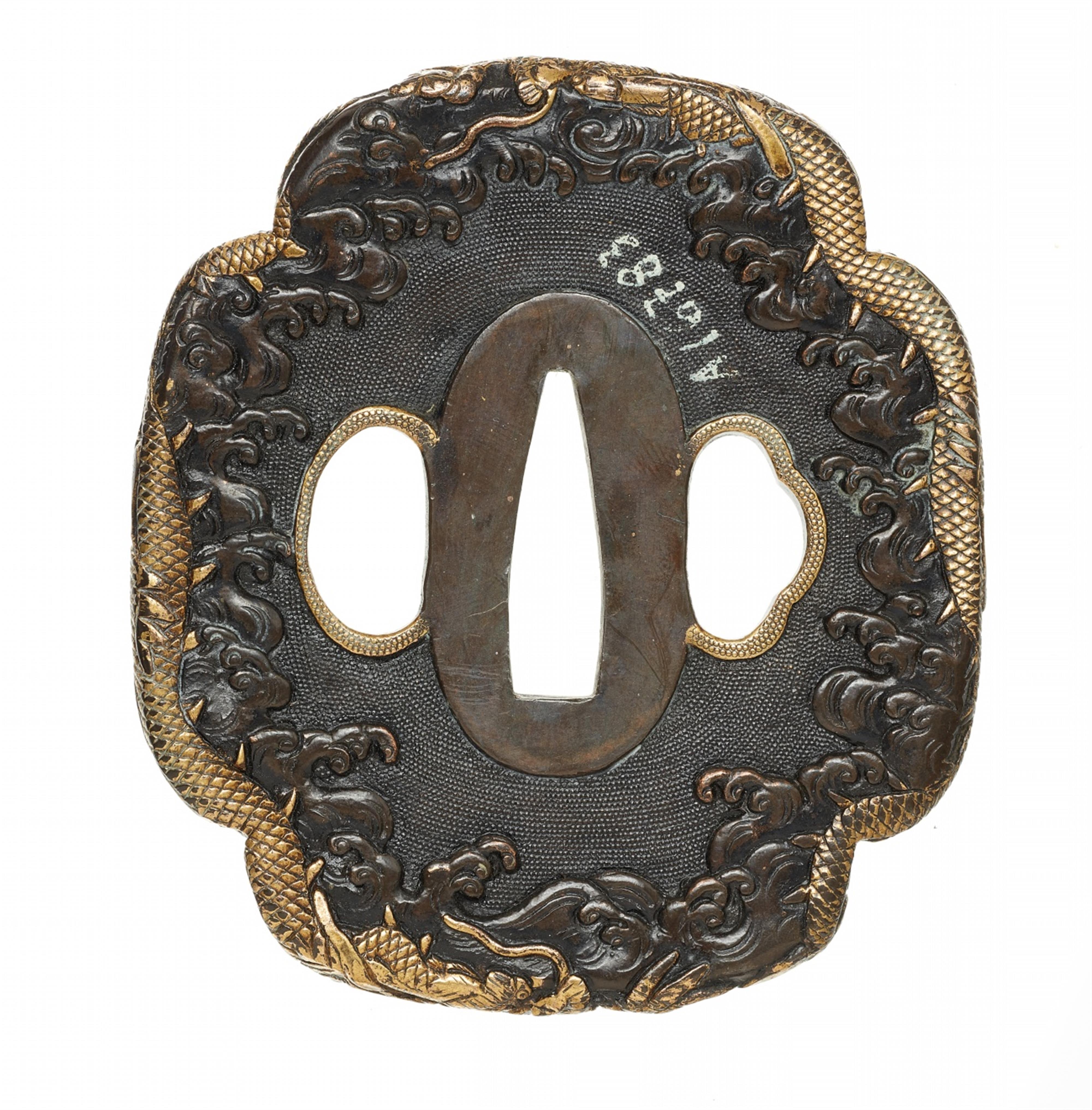 Vier tsuba. Eisen. Edo-Zeit - image-4