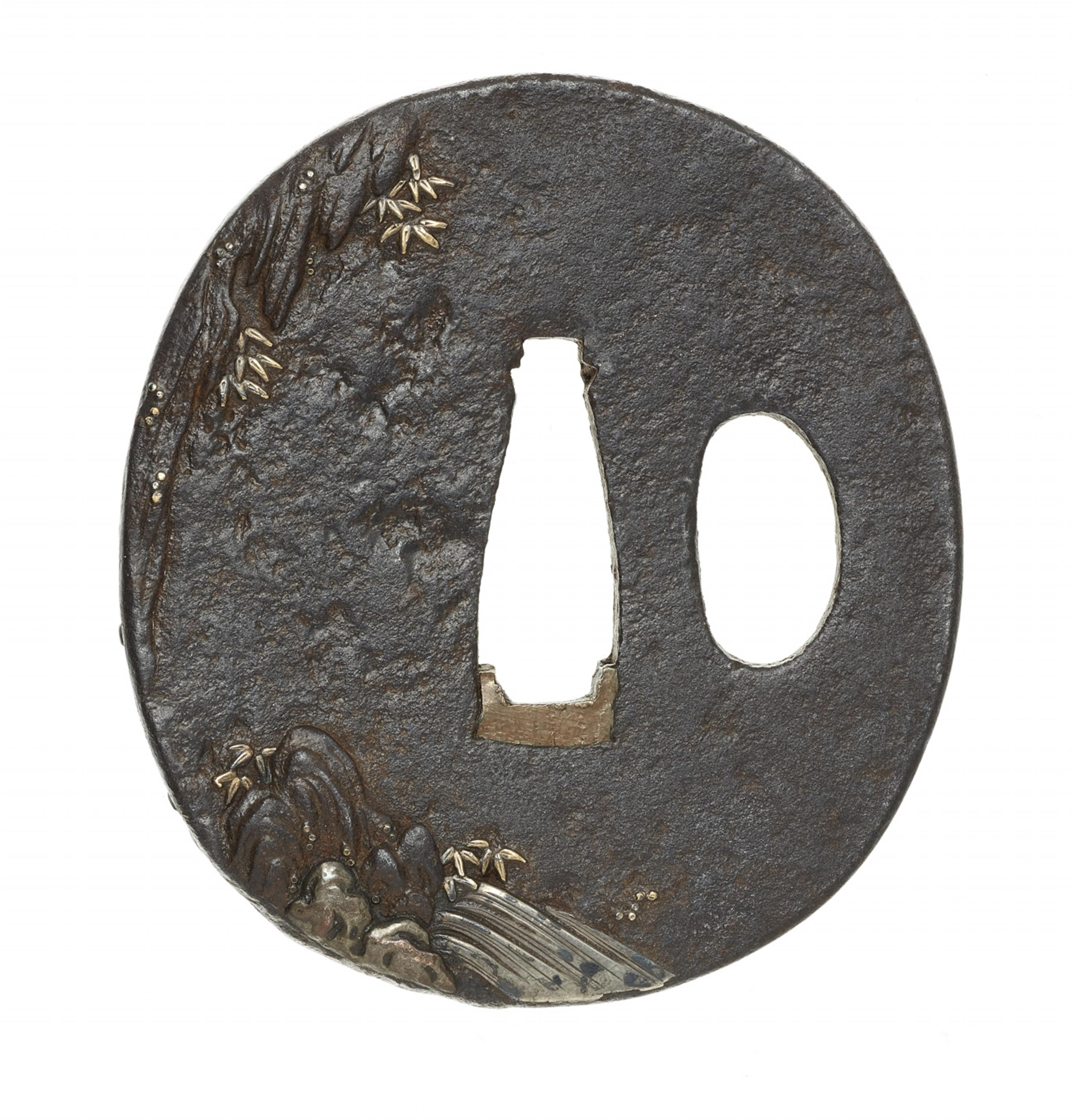 Vier tsuba. Eisen. Edo-Zeit - image-6