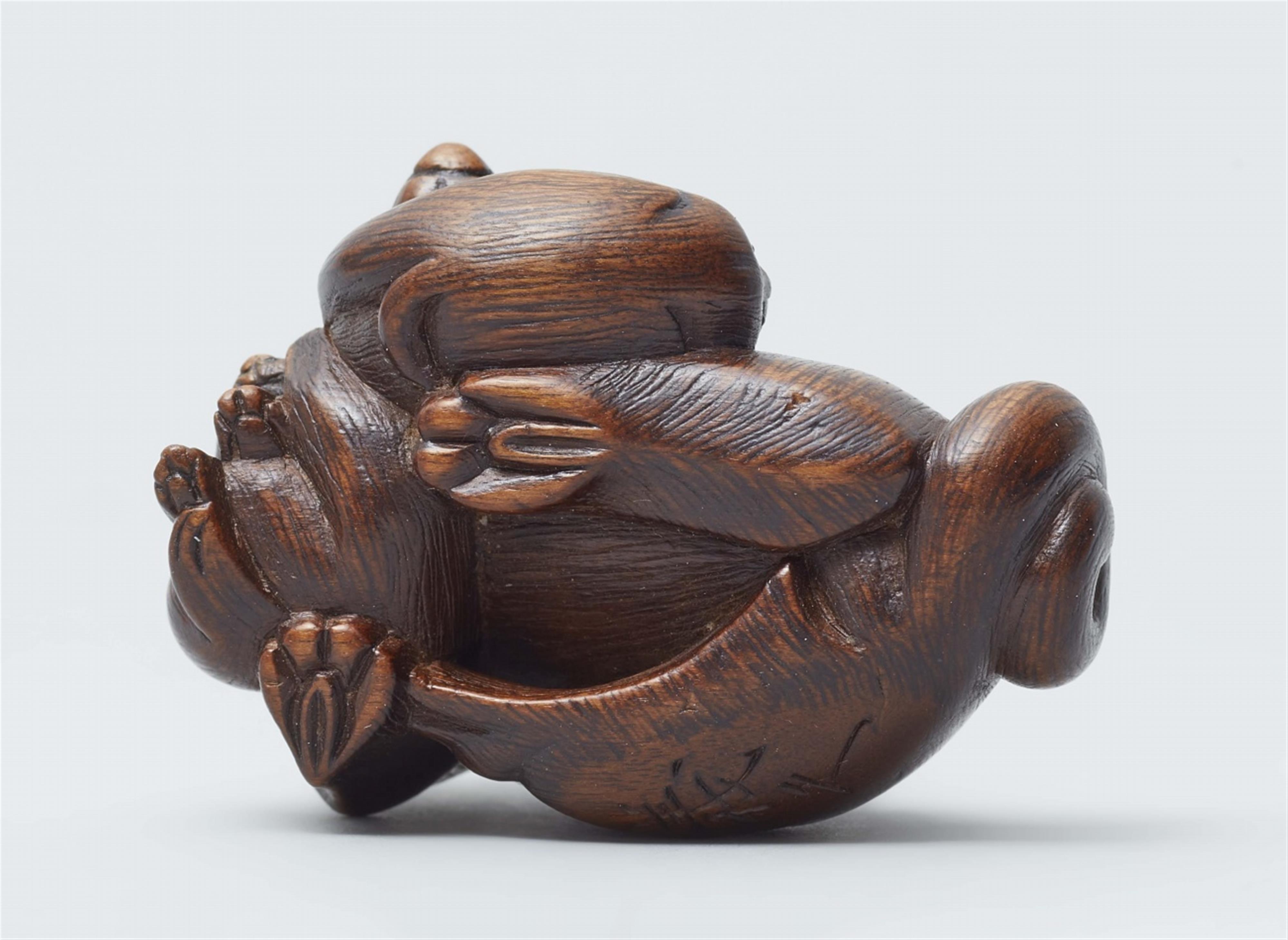 Bitch with puppies. Boxwood. Early 19th century - image-5