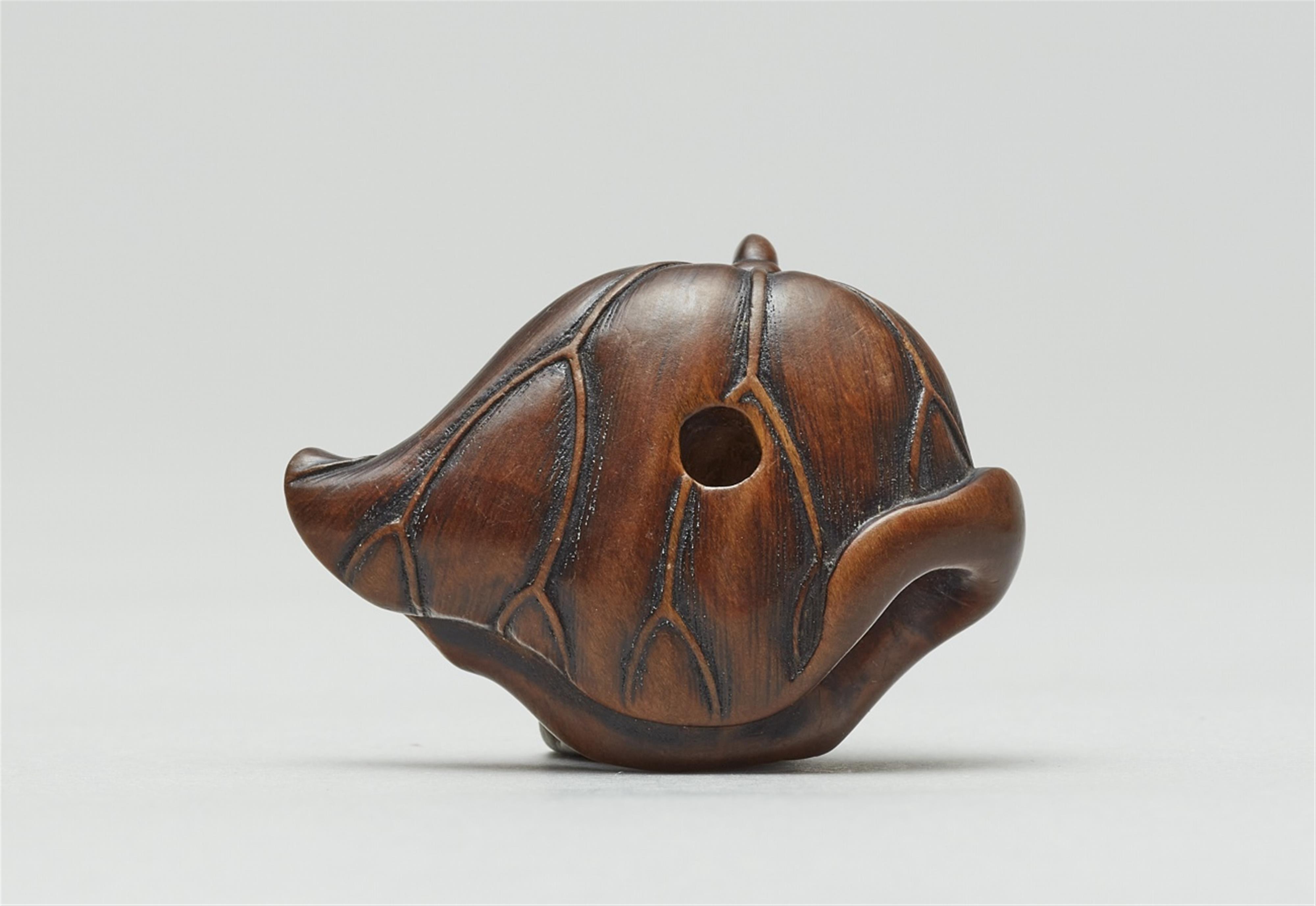 Two wood netsuke - image-5