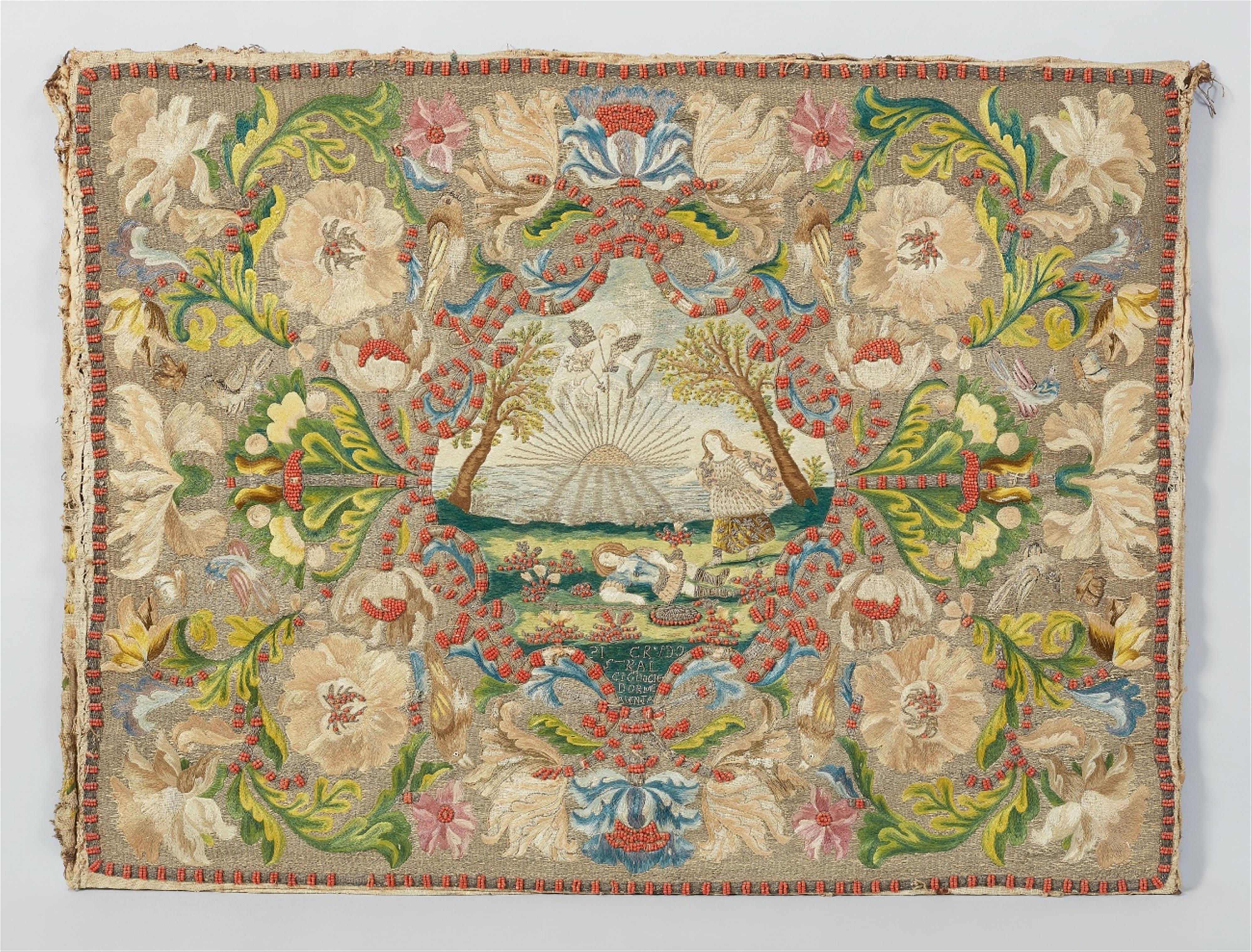 An embroidered panel with the sleeping Endymion - image-2