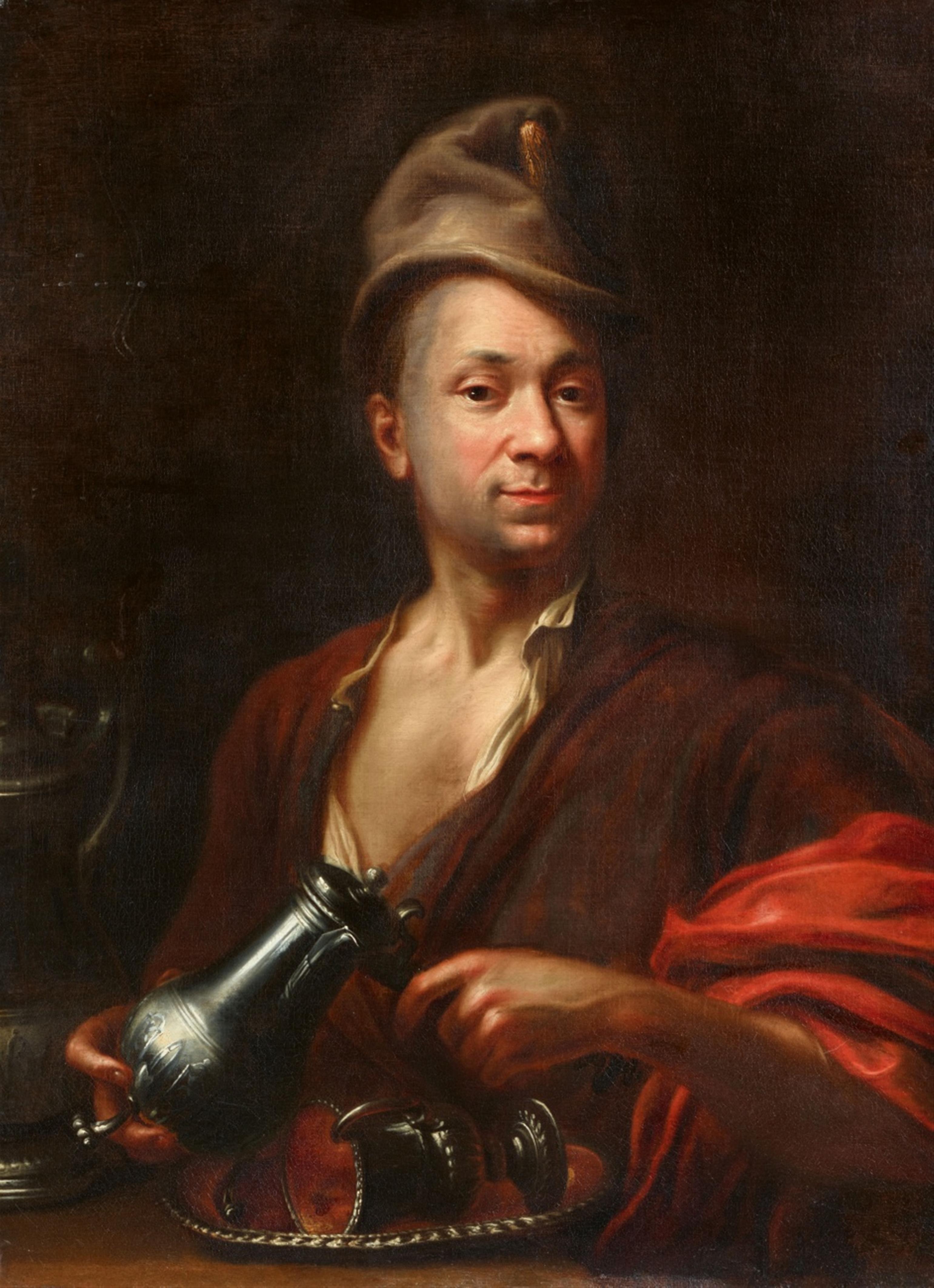 Alexis Grimou, attributed to - Portrait of a Silversmith - image-1