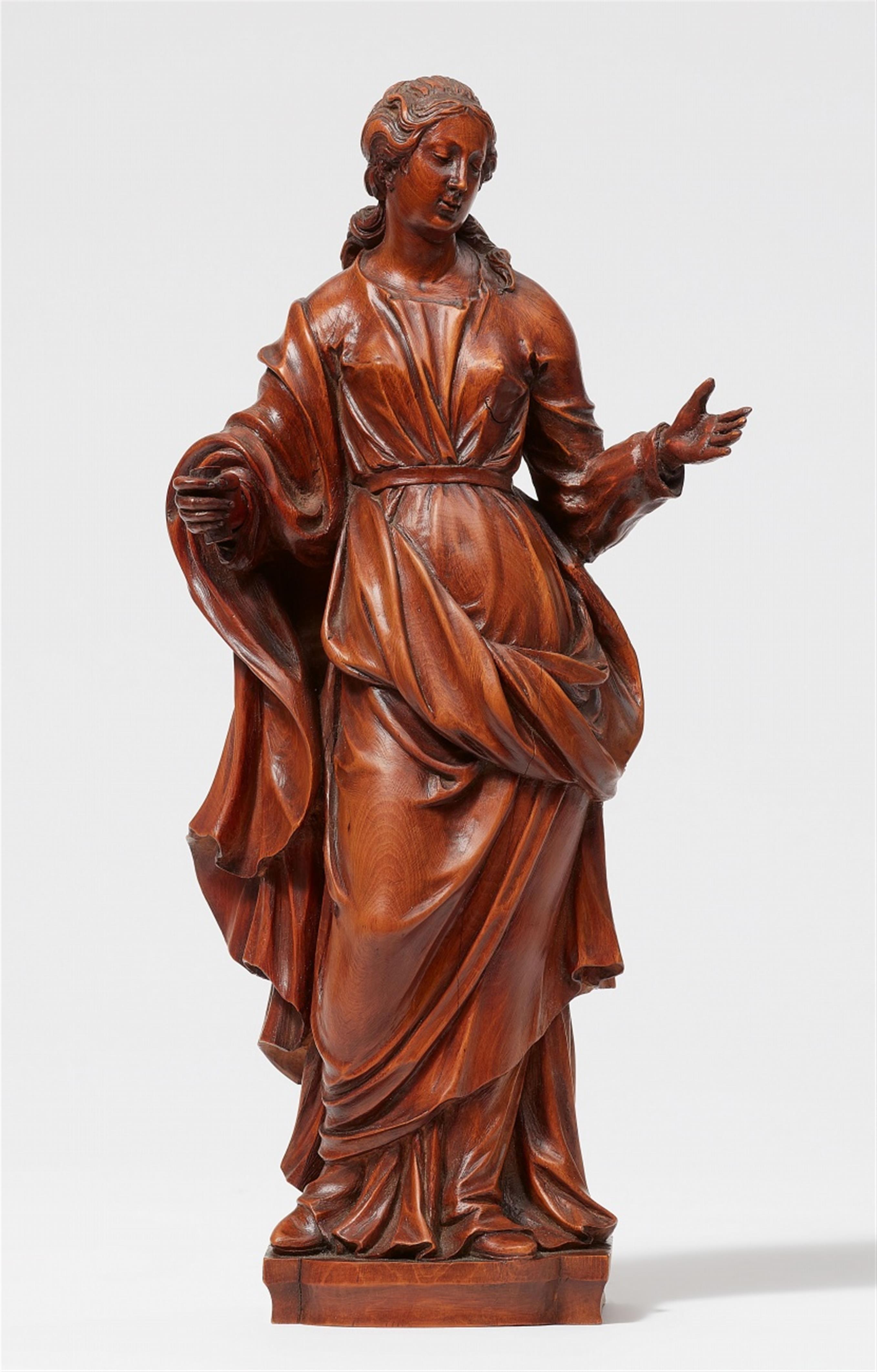 Walther Pompe - A boxwood figure of one of the wise virgins, attributed to Walther Pompe - image-1