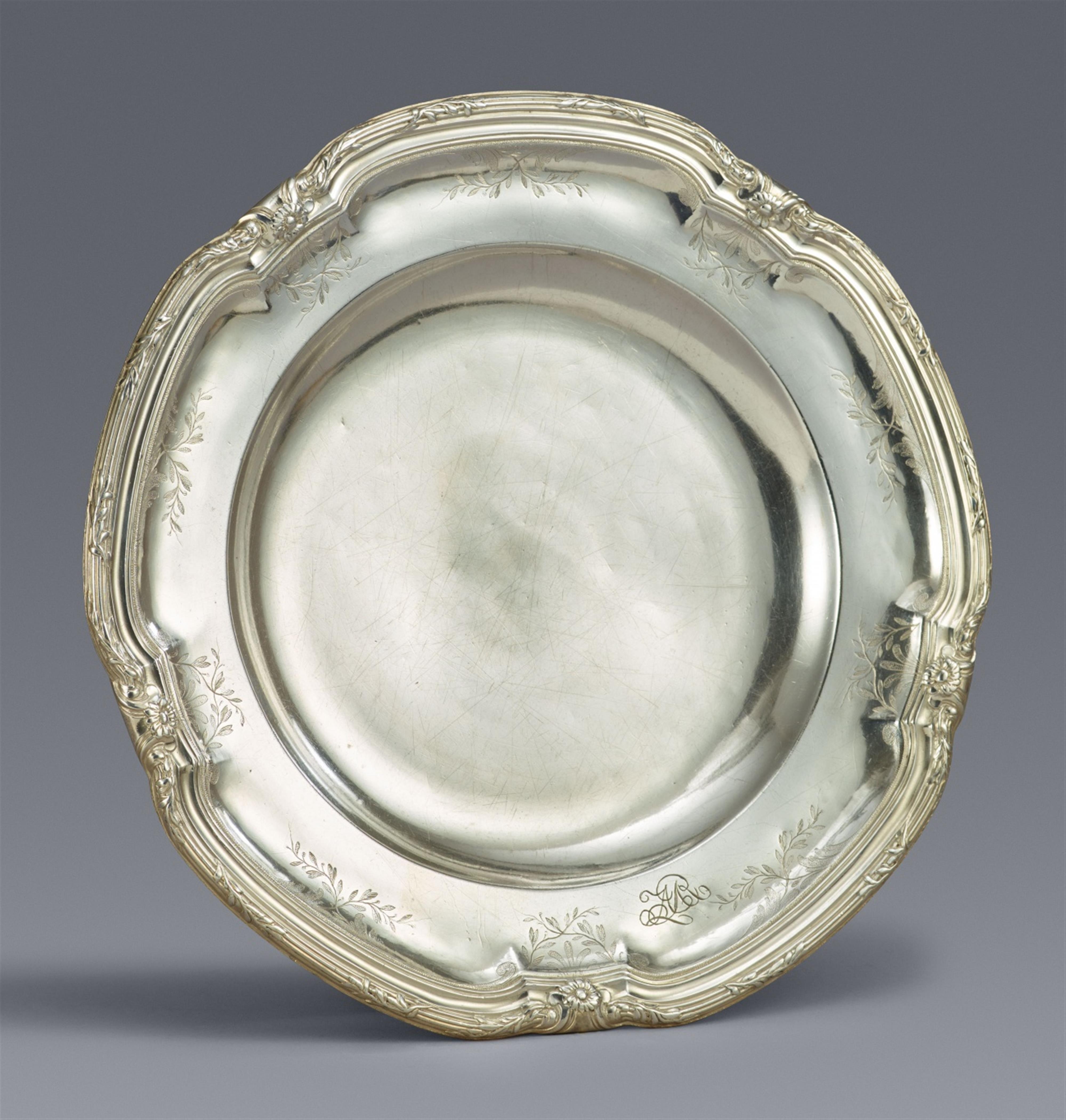 A Rococo silver platter - image-1