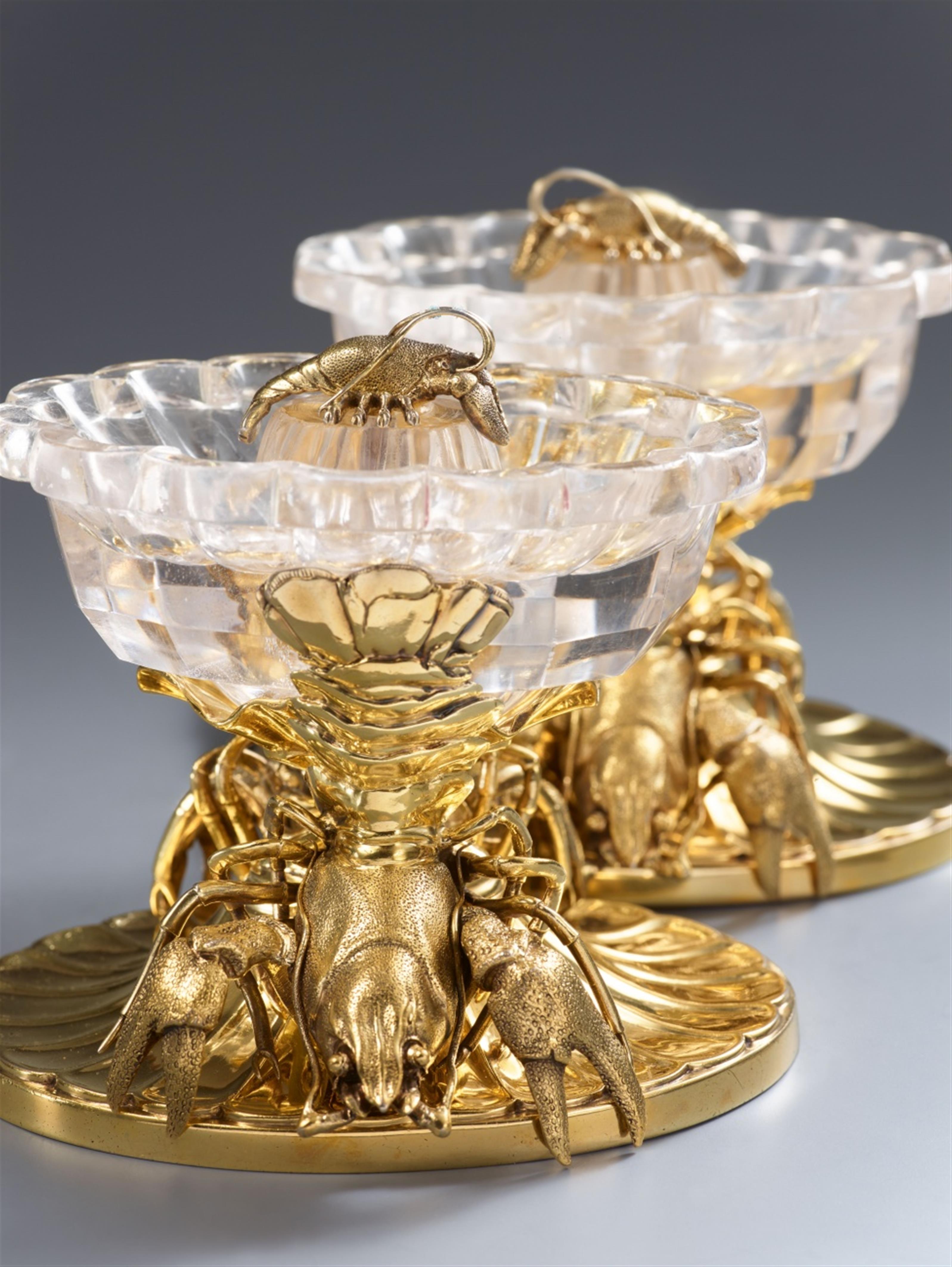 A pair of Parisian silver gilt salts - image-5