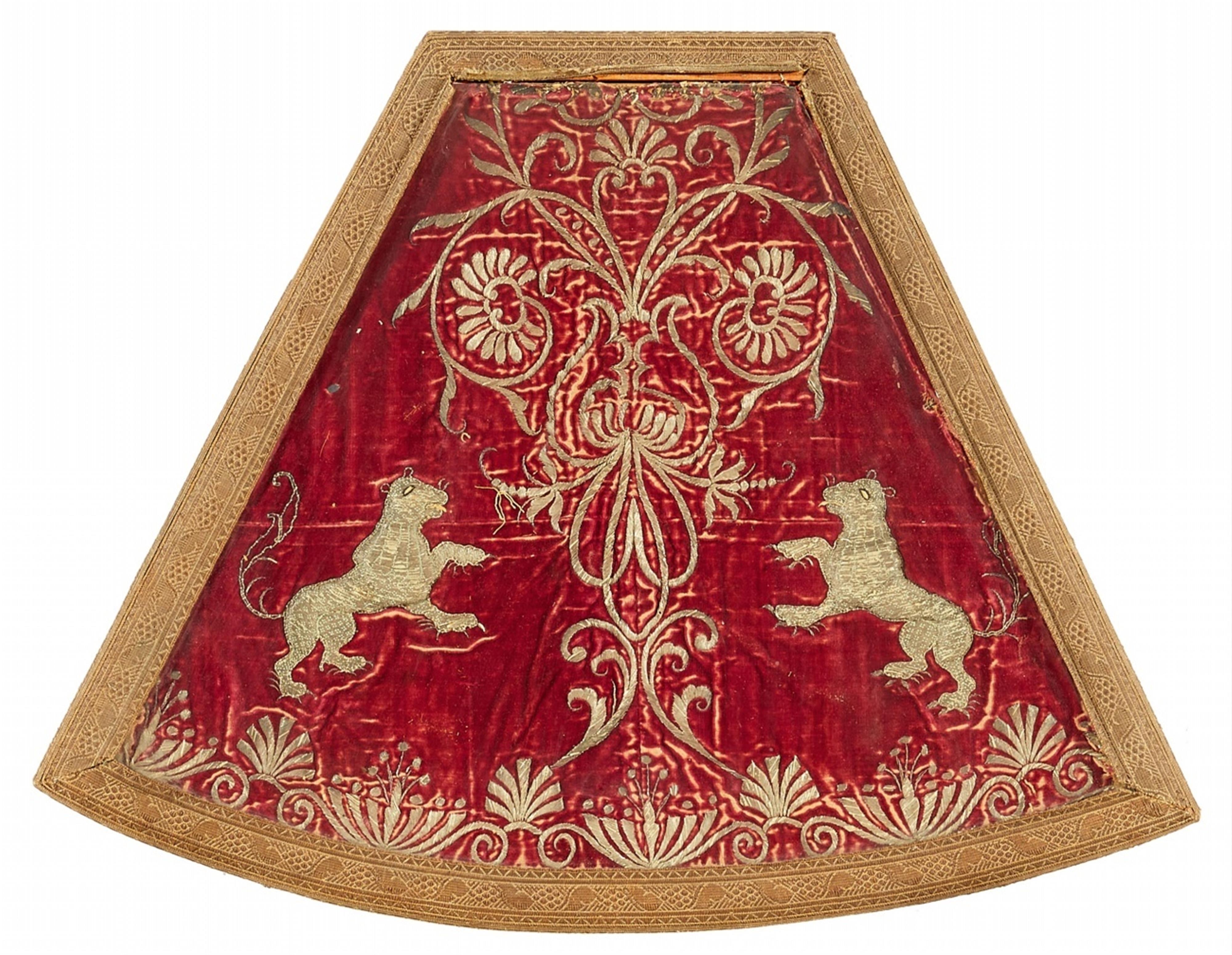 A Spanish embroidered cope ornament - image-1