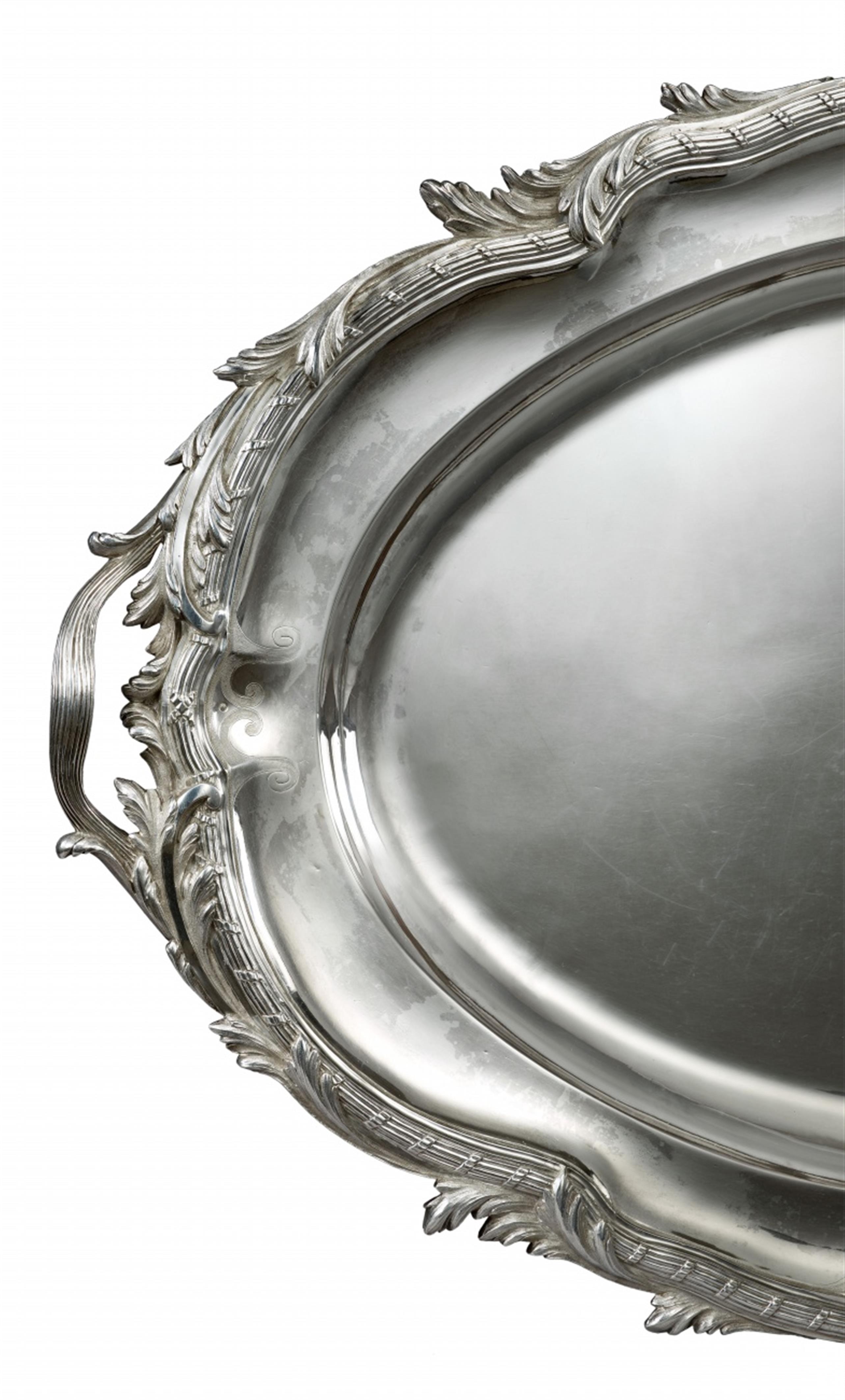 A large silver platter from a service made for the Duc d'Orléans - image-3