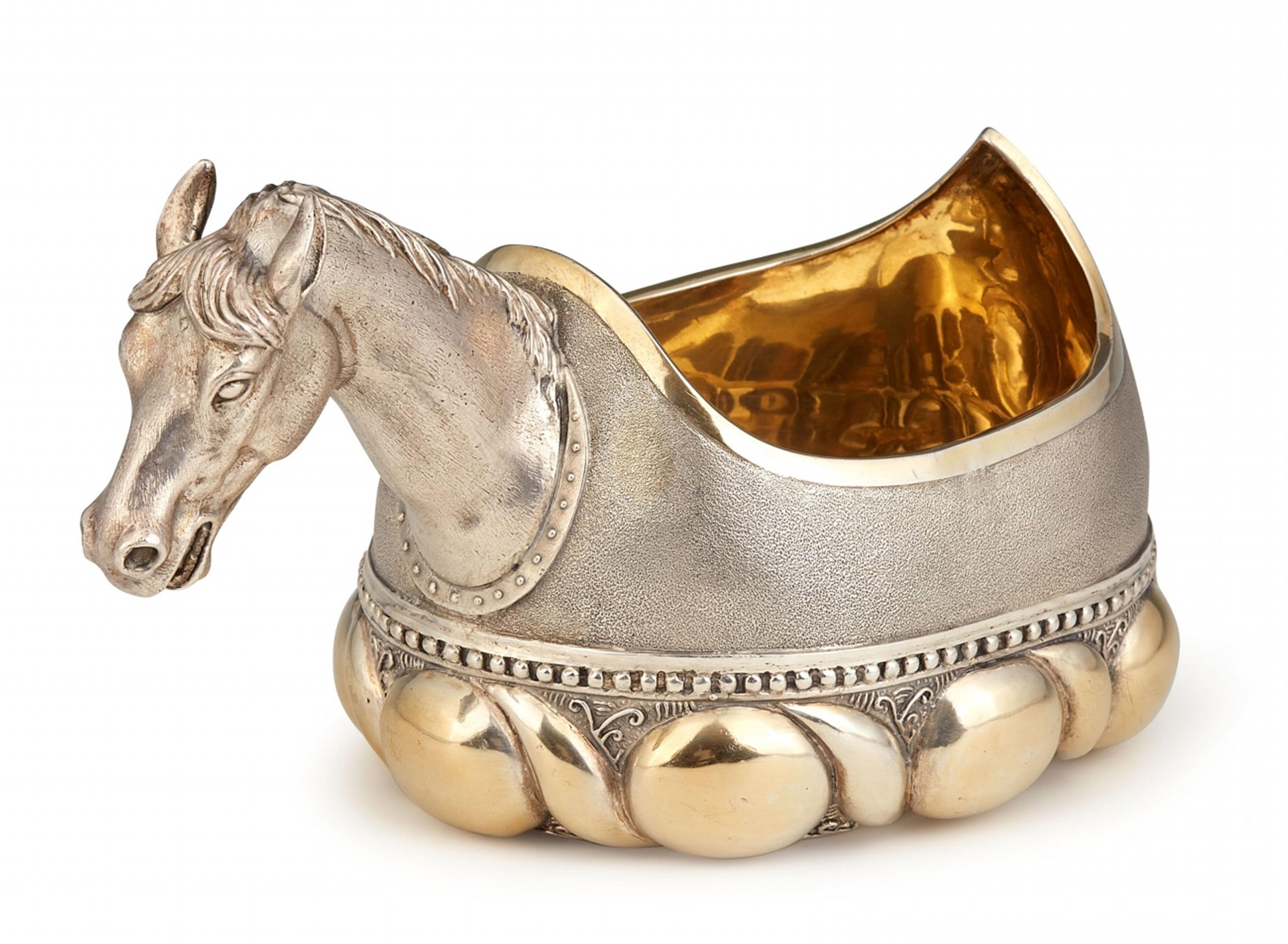 A Moscow partially gilt silver kovsh - image-1