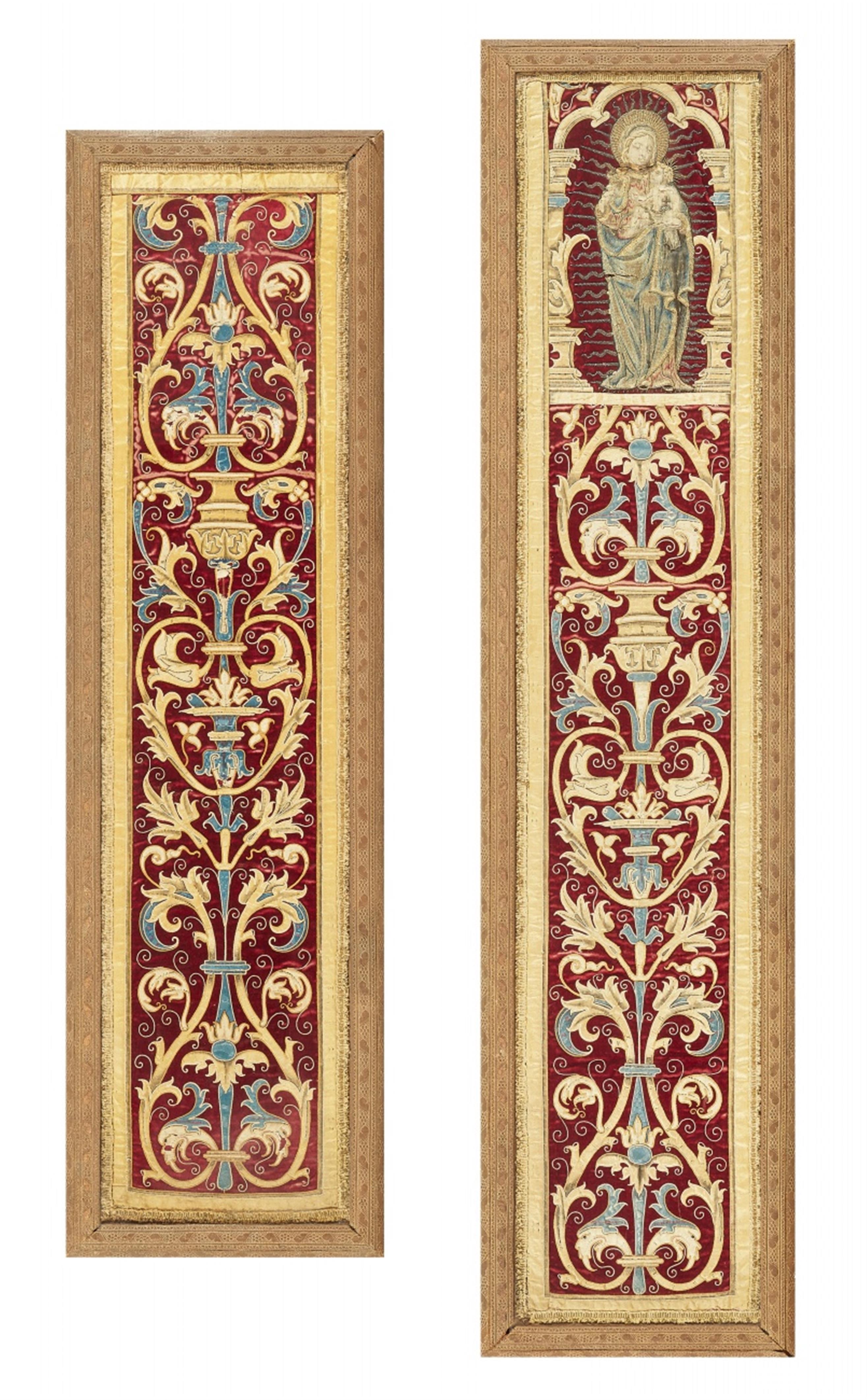 Two Spanish embroidered borders - image-1