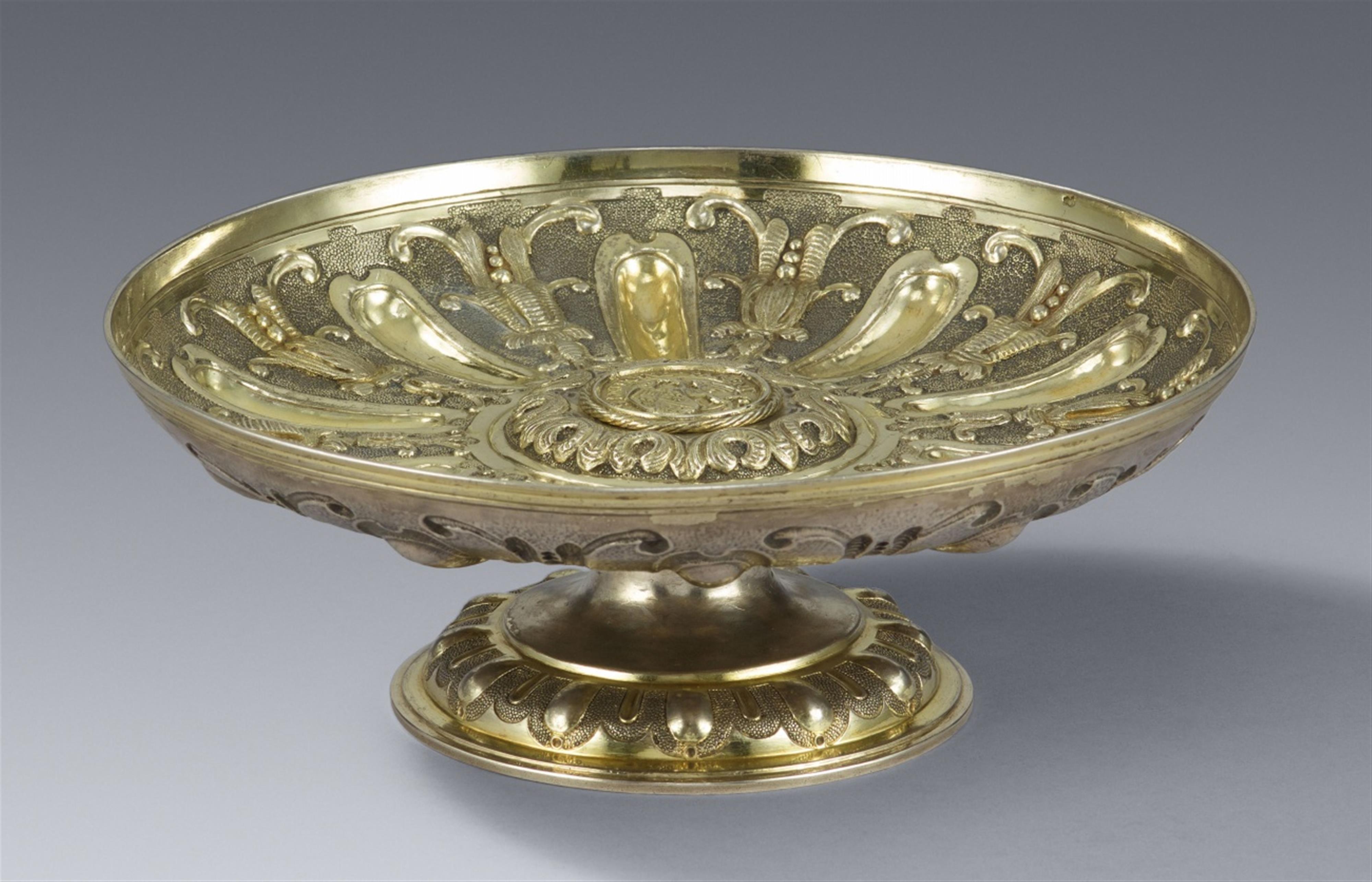 A silver gilt Renaissance tazza - image-2