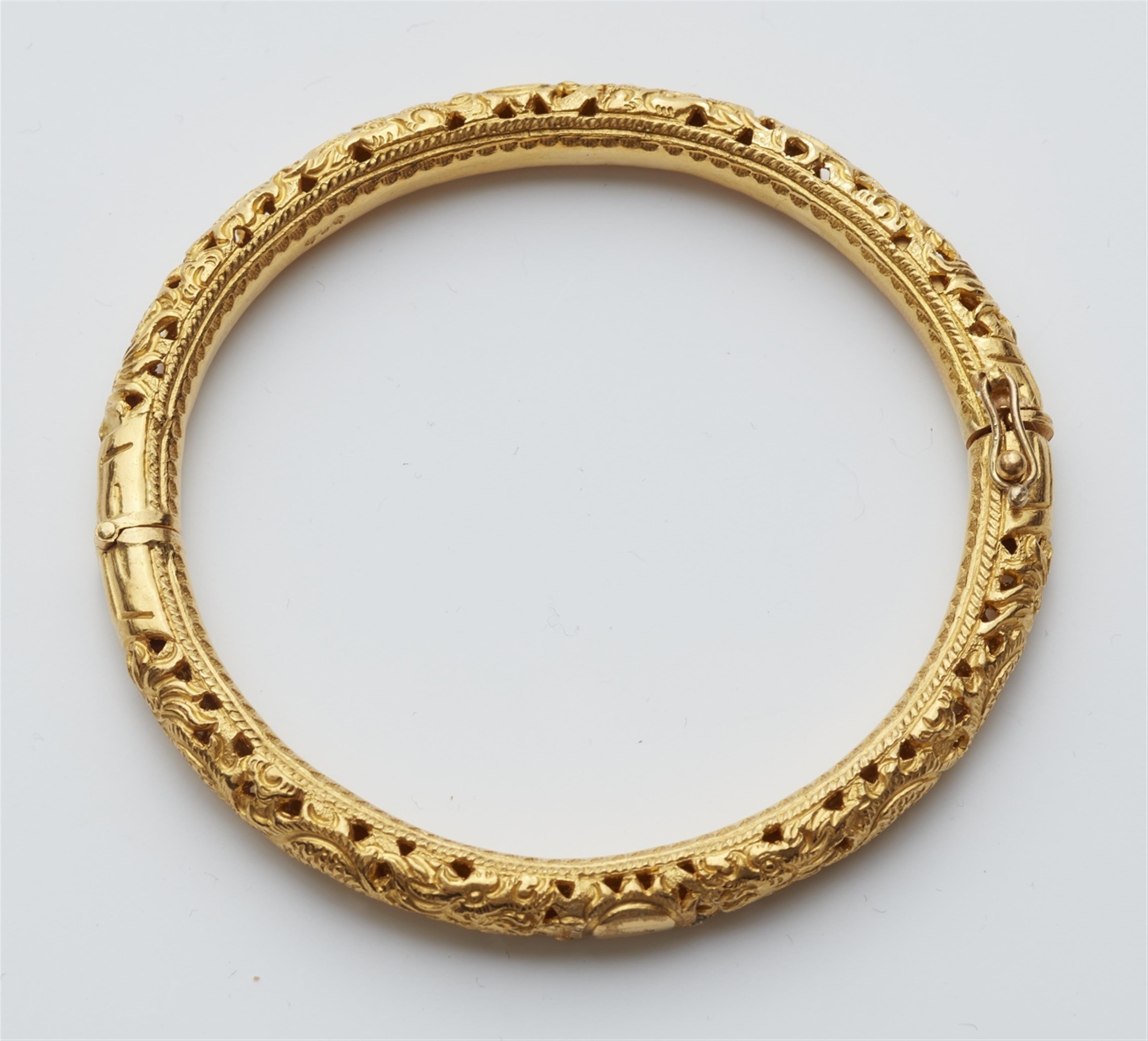 A 22k gold torque and bangle - image-3