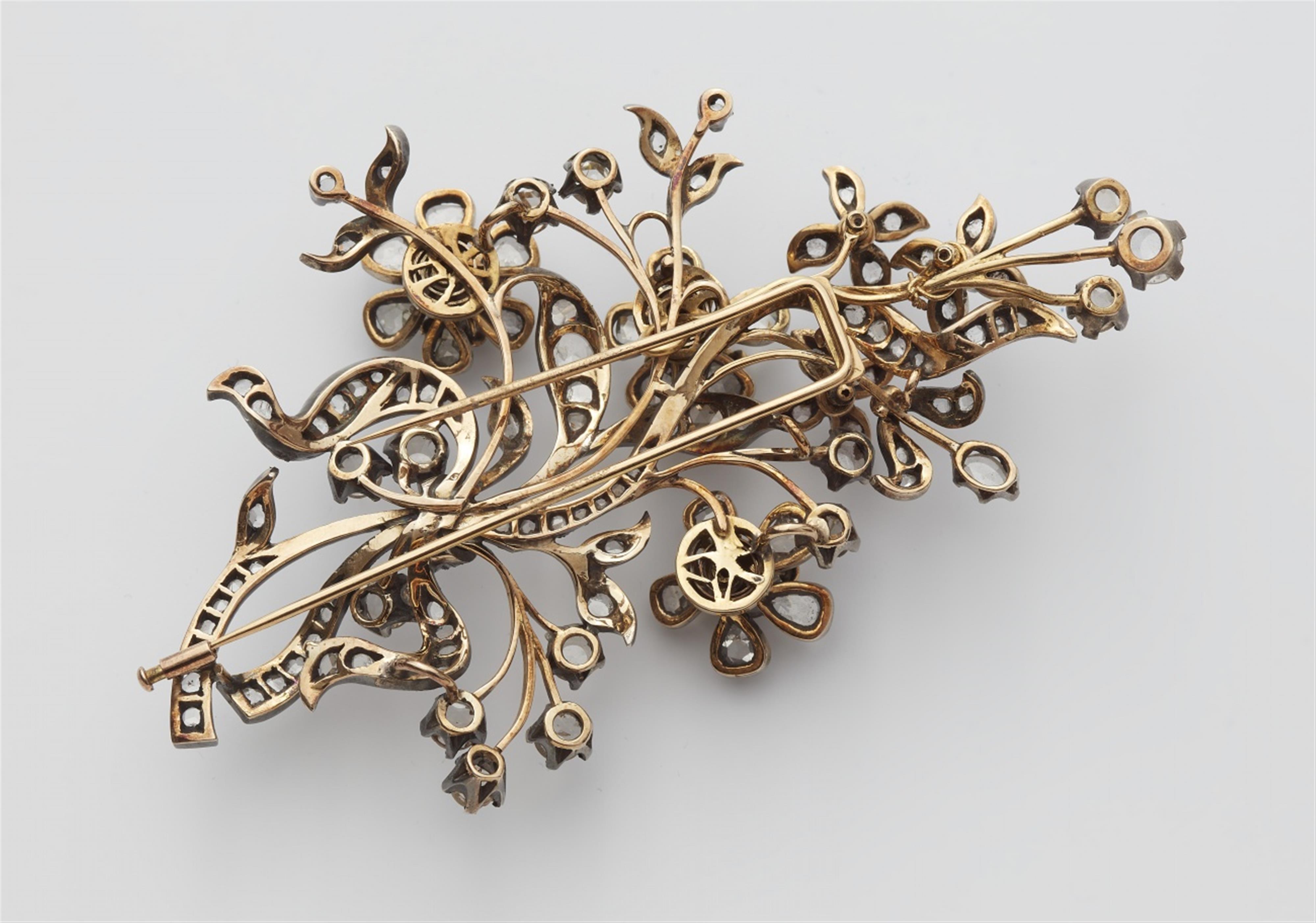 A silver and 18k gold corsage brooch “en tremblant“ - image-2