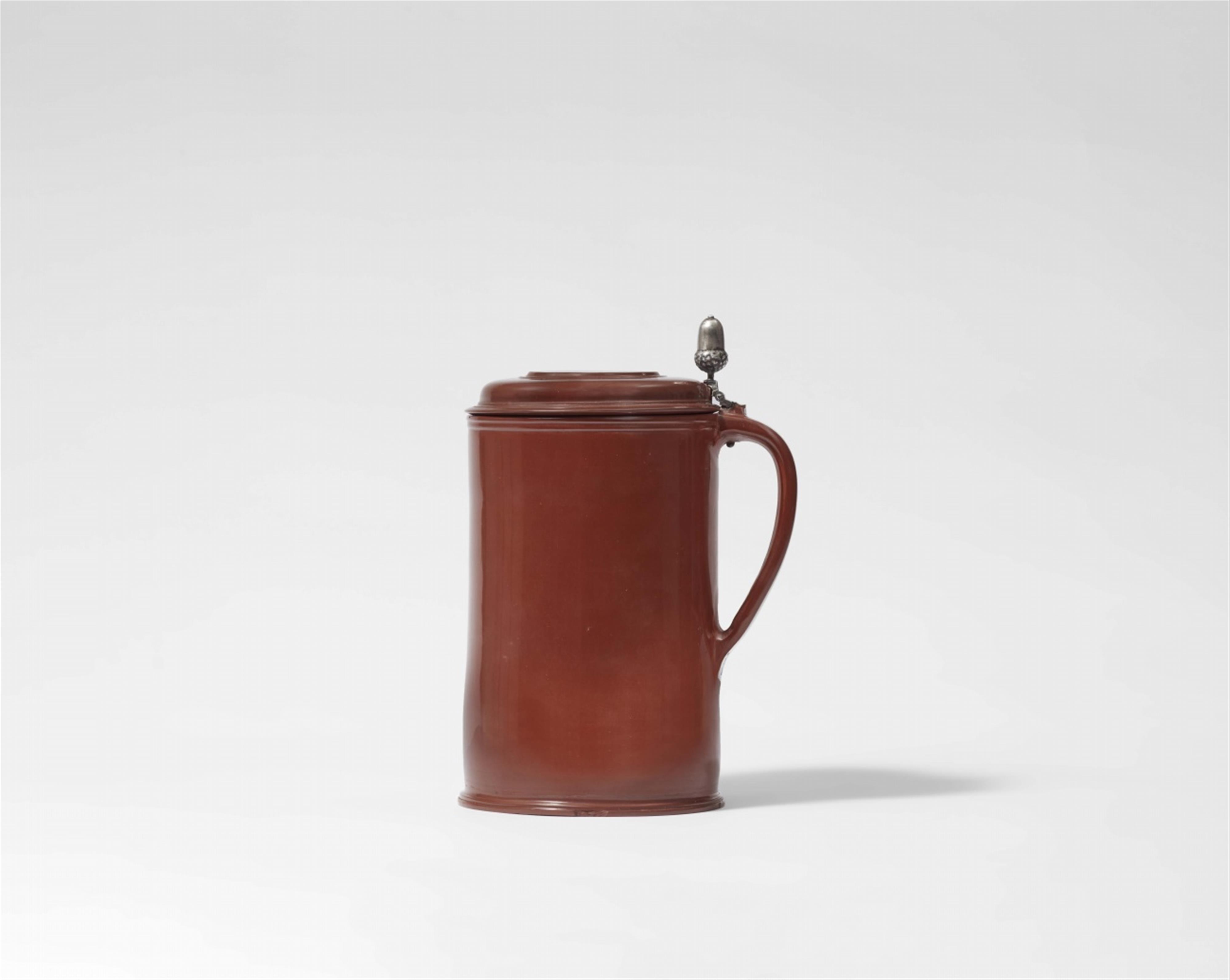 A rare Böttger stoneware jug - image-1