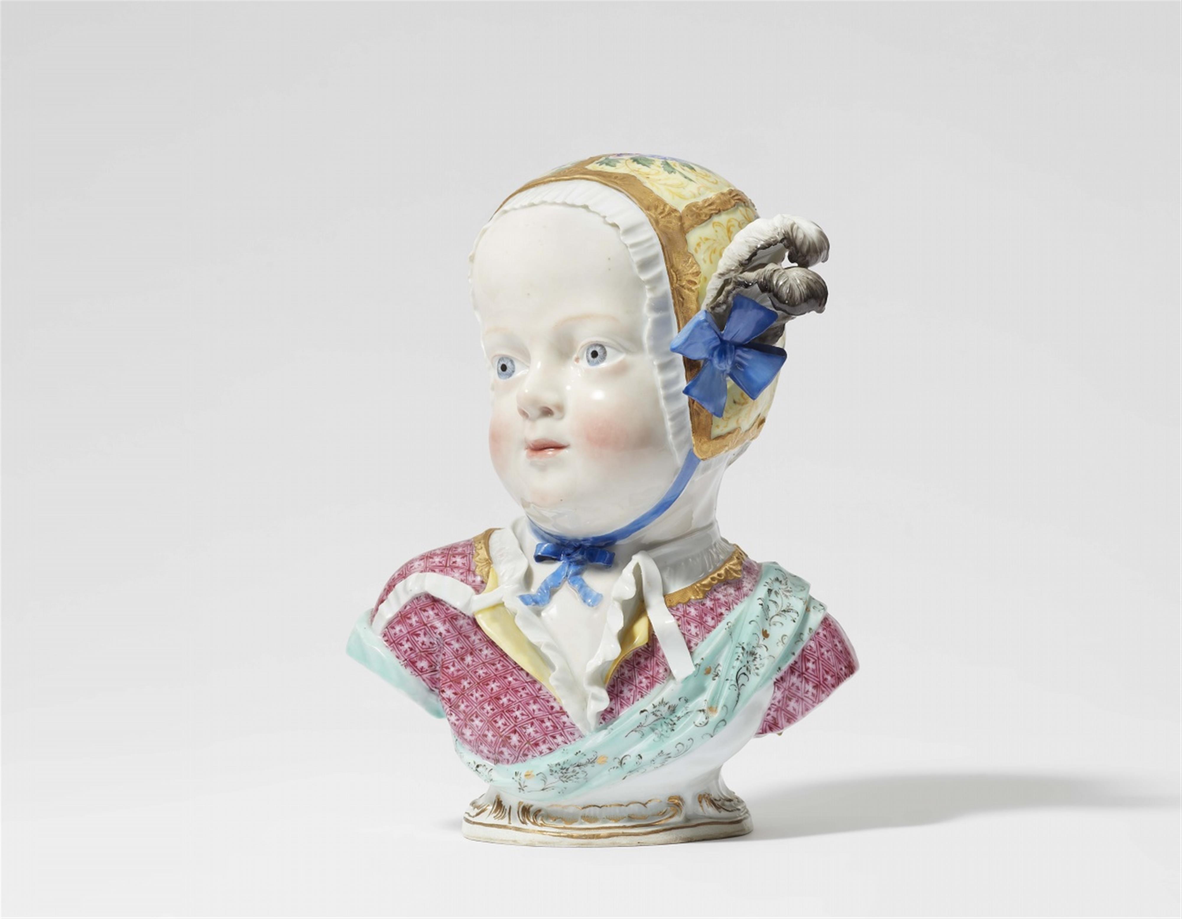 A Meissen porcelain bust of Louis-Joseph-Xavier de Bourbon - image-1