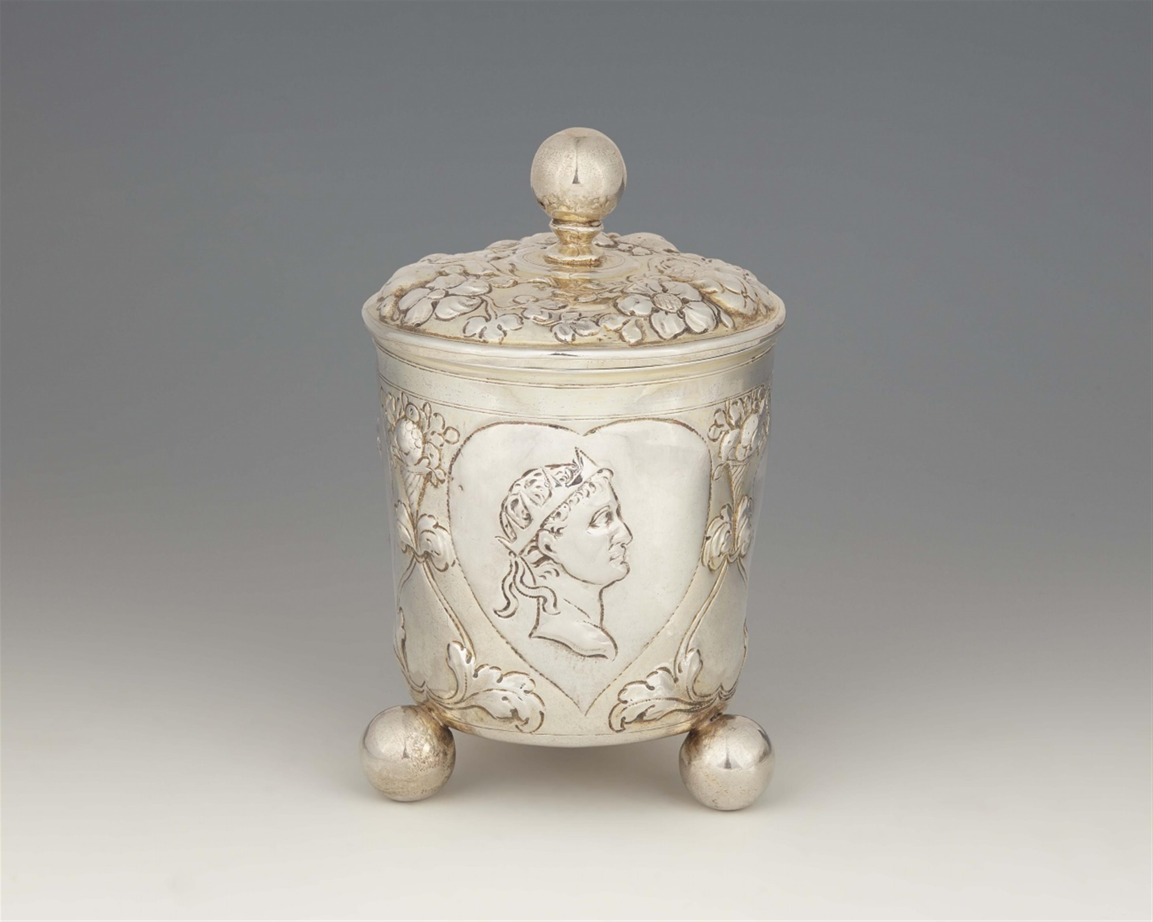 A Baroque Augsburg silver beaker - image-1
