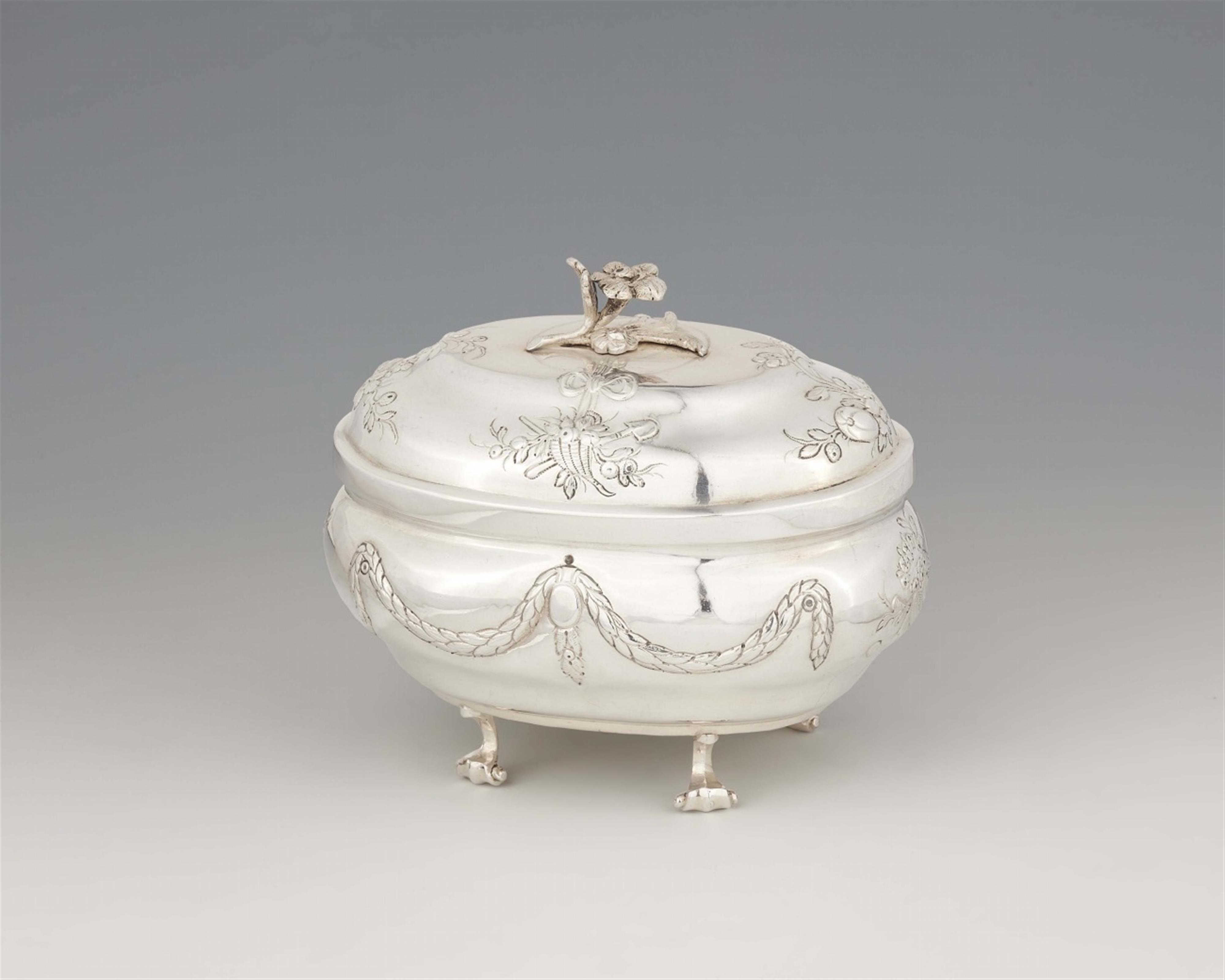 An Augsburg silver sugar box - image-1