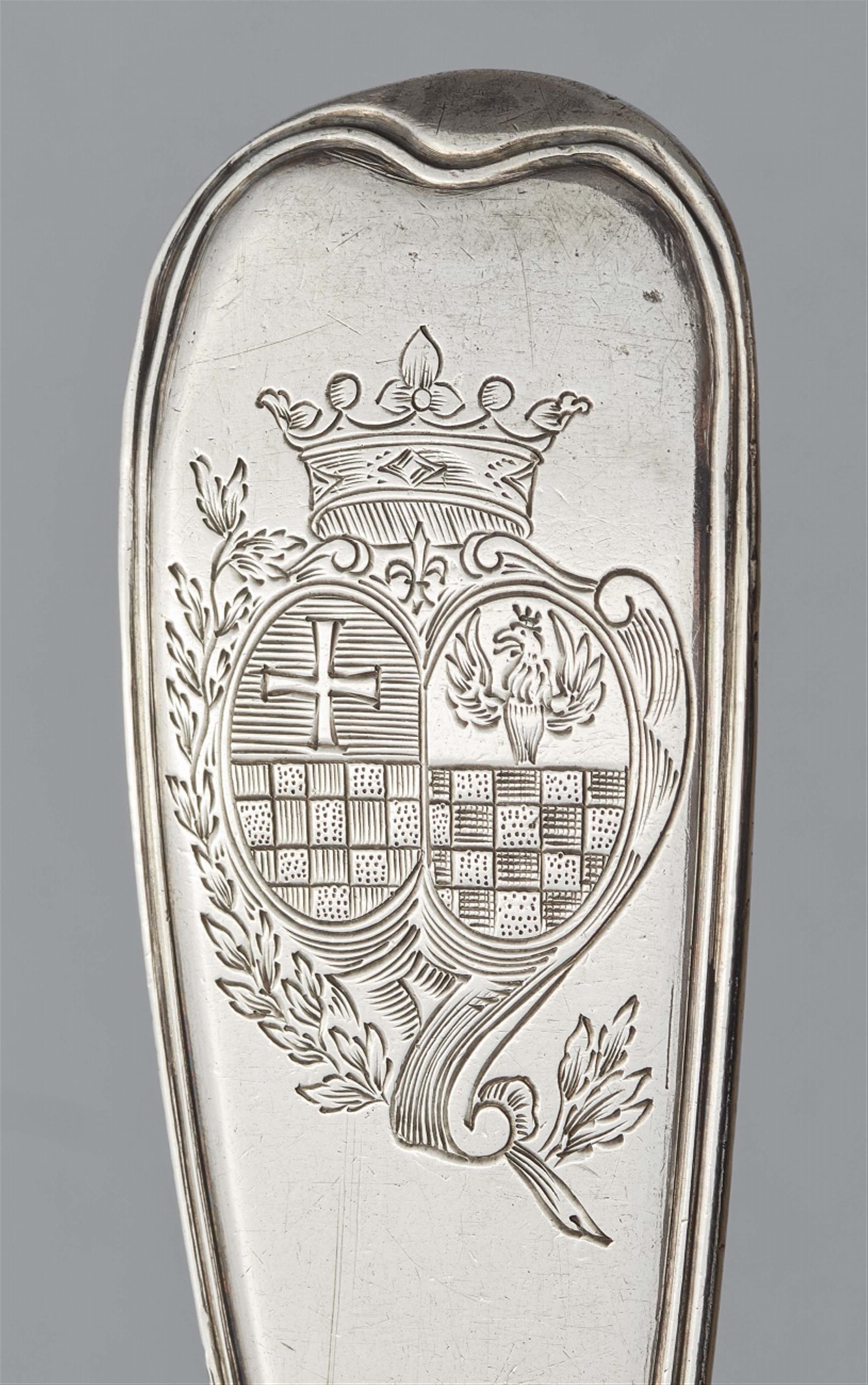 A Strasbourg silver ragout spoon - image-2