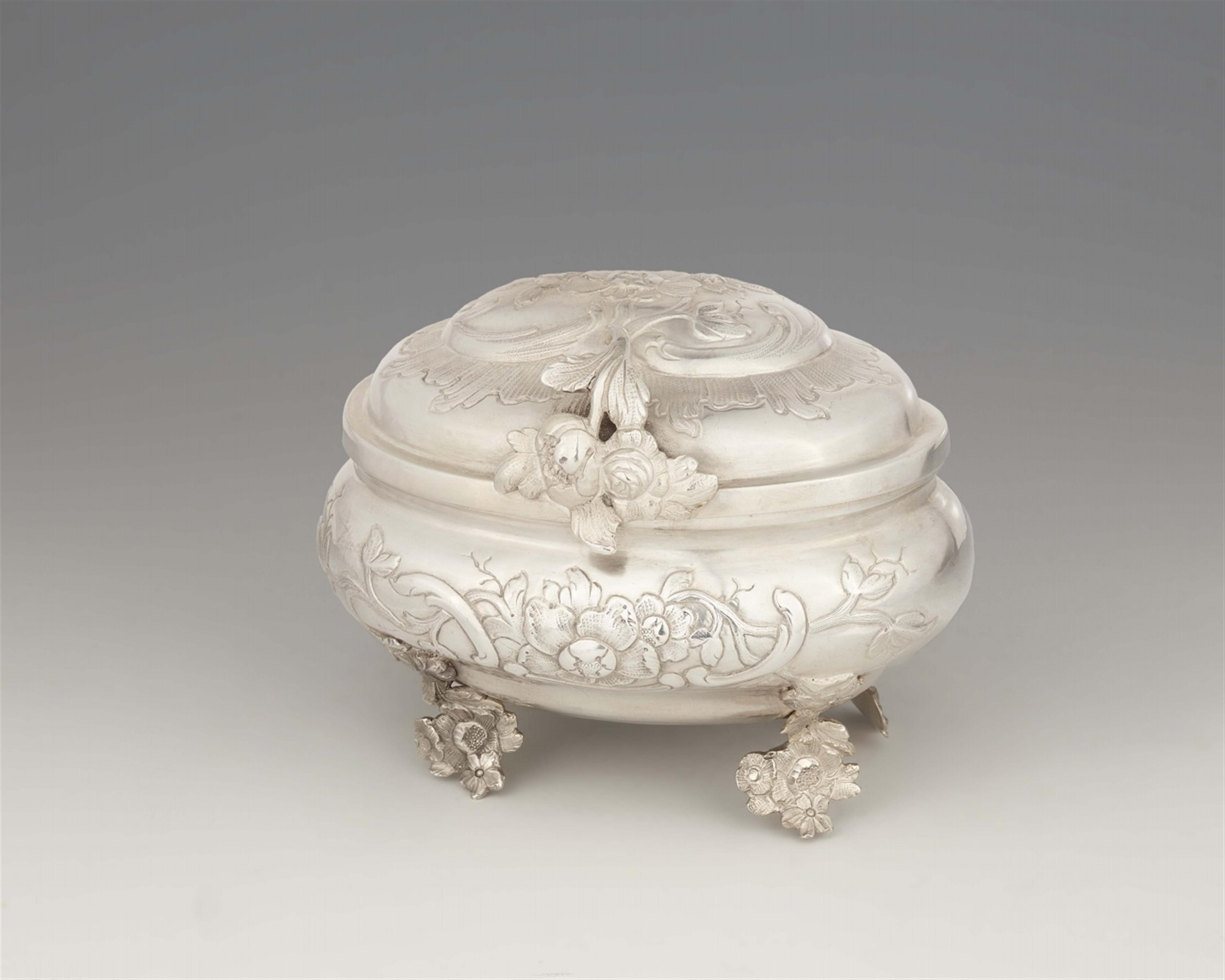 A Magdeburg silver sugar box - image-1