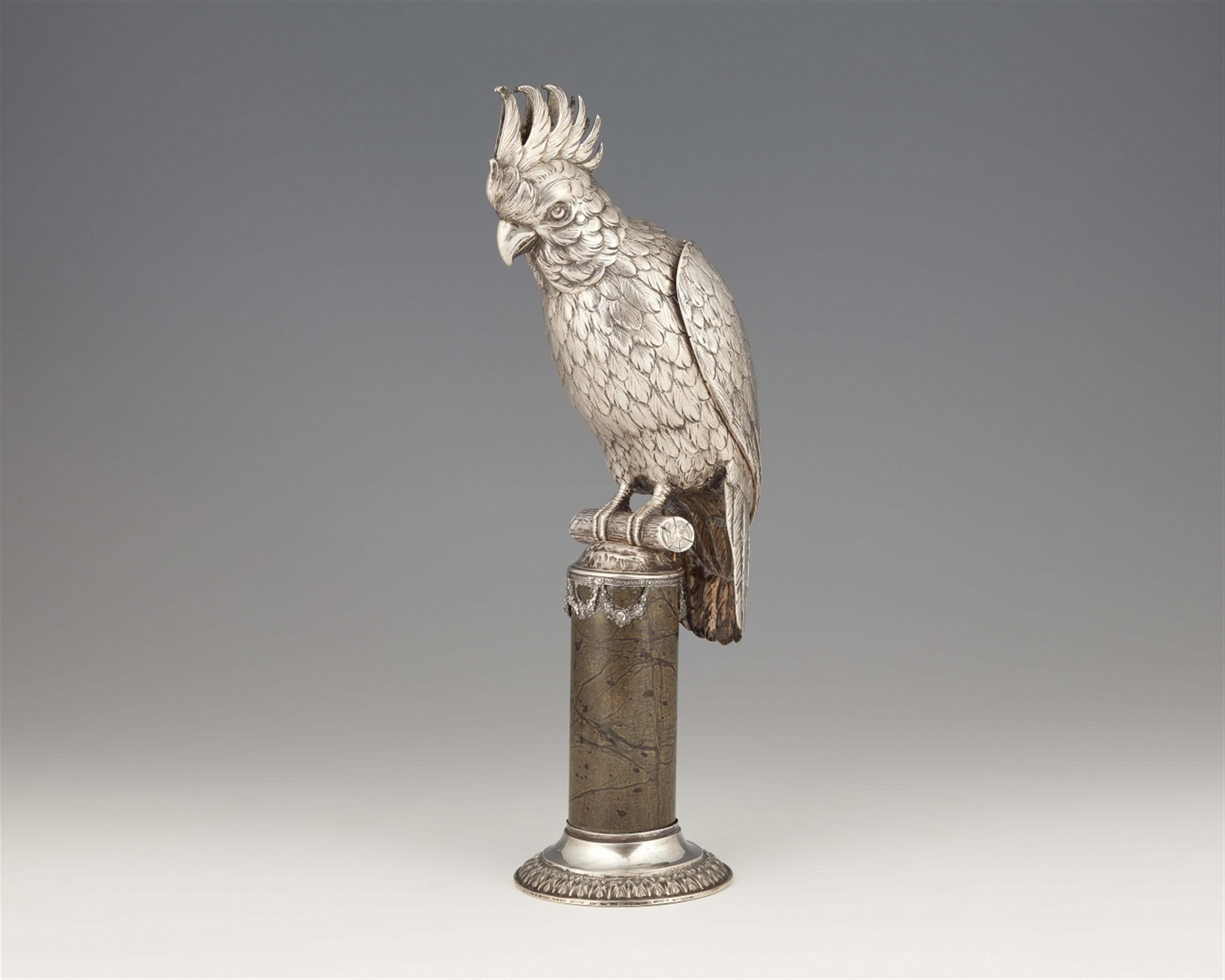 A Hanau silver model of a cockatoo - image-1