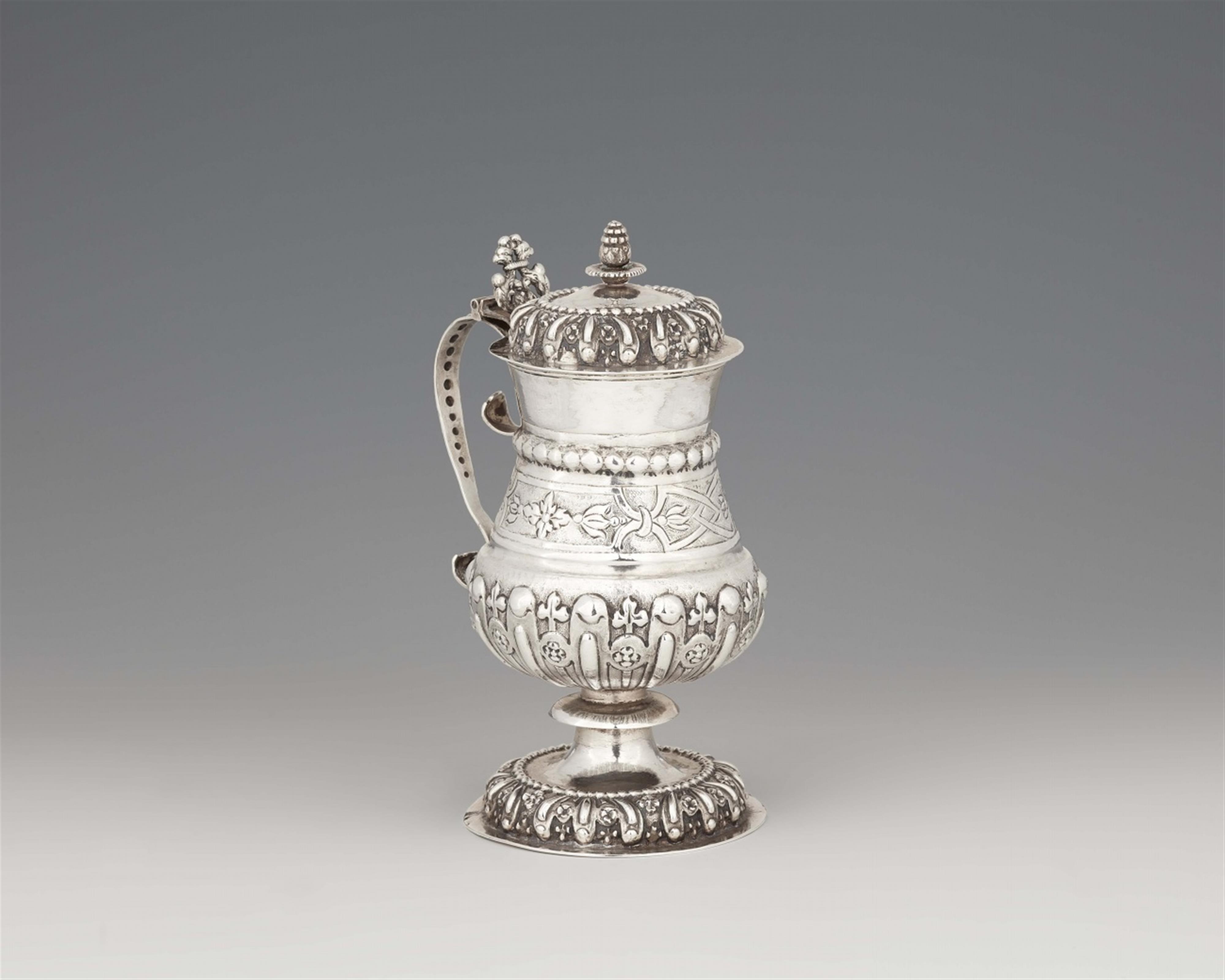 A large Cologne silver mustard pot - image-1