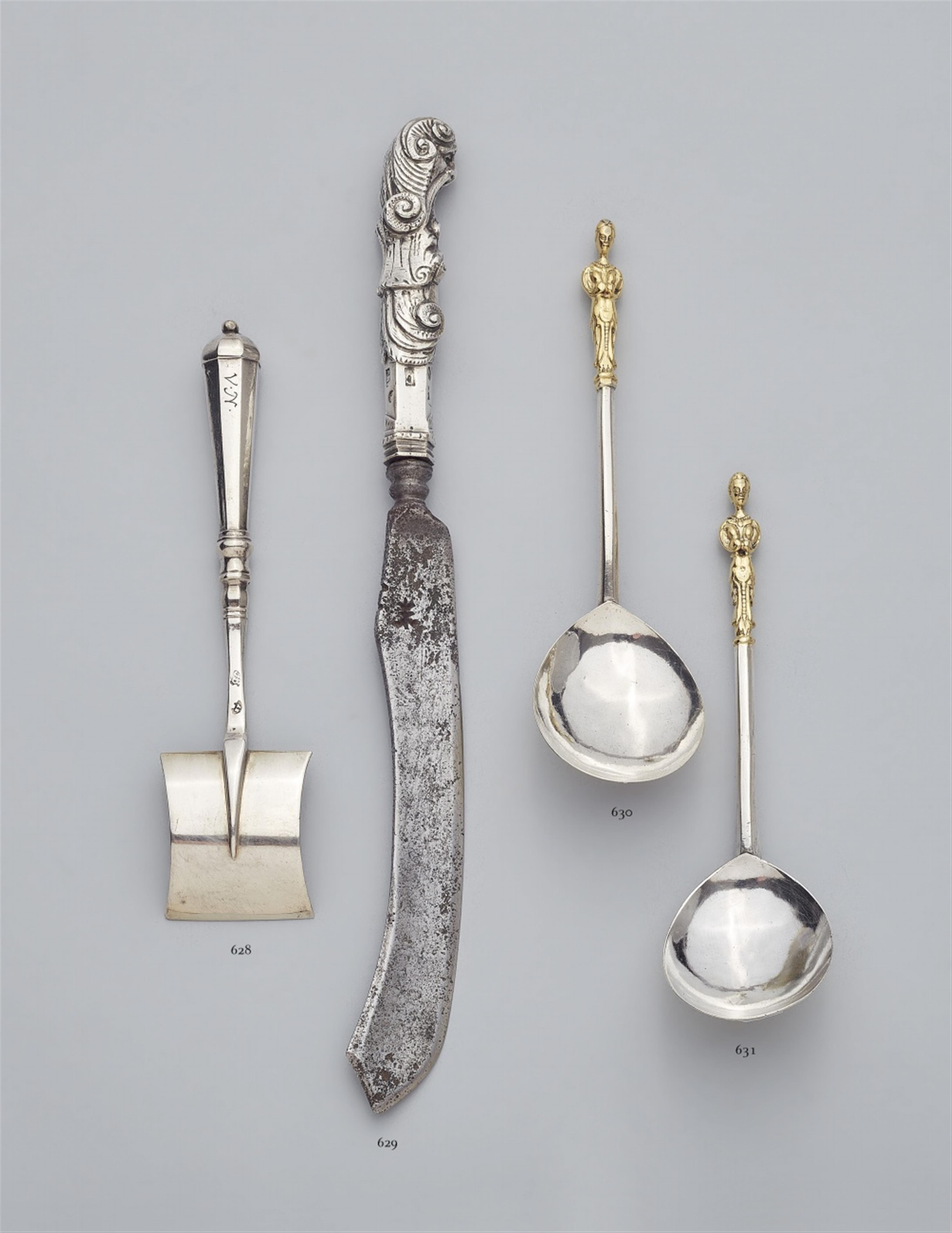 A Venetian silver knife - image-1