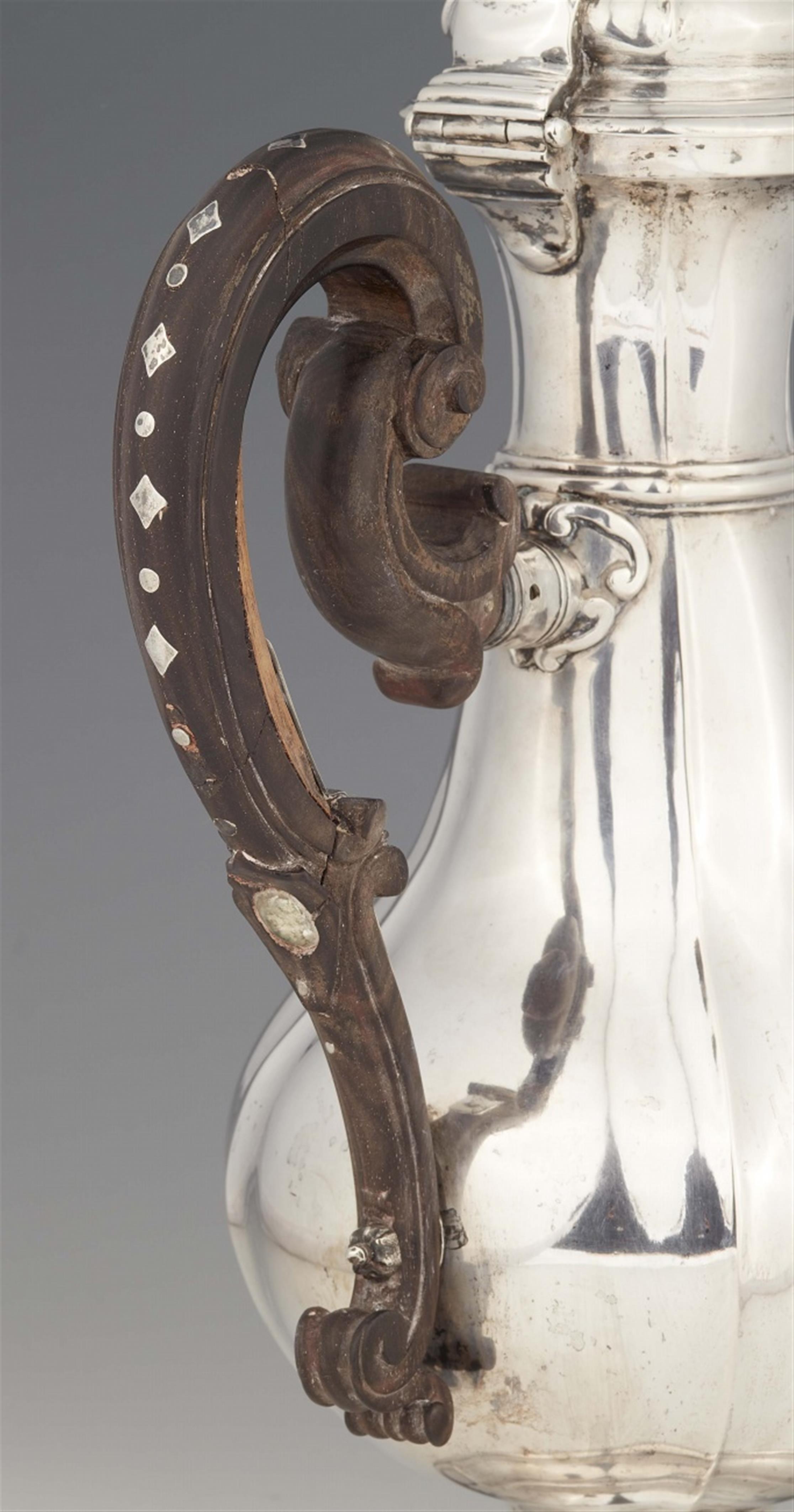 A rare Sienna silver coffee pot - image-2