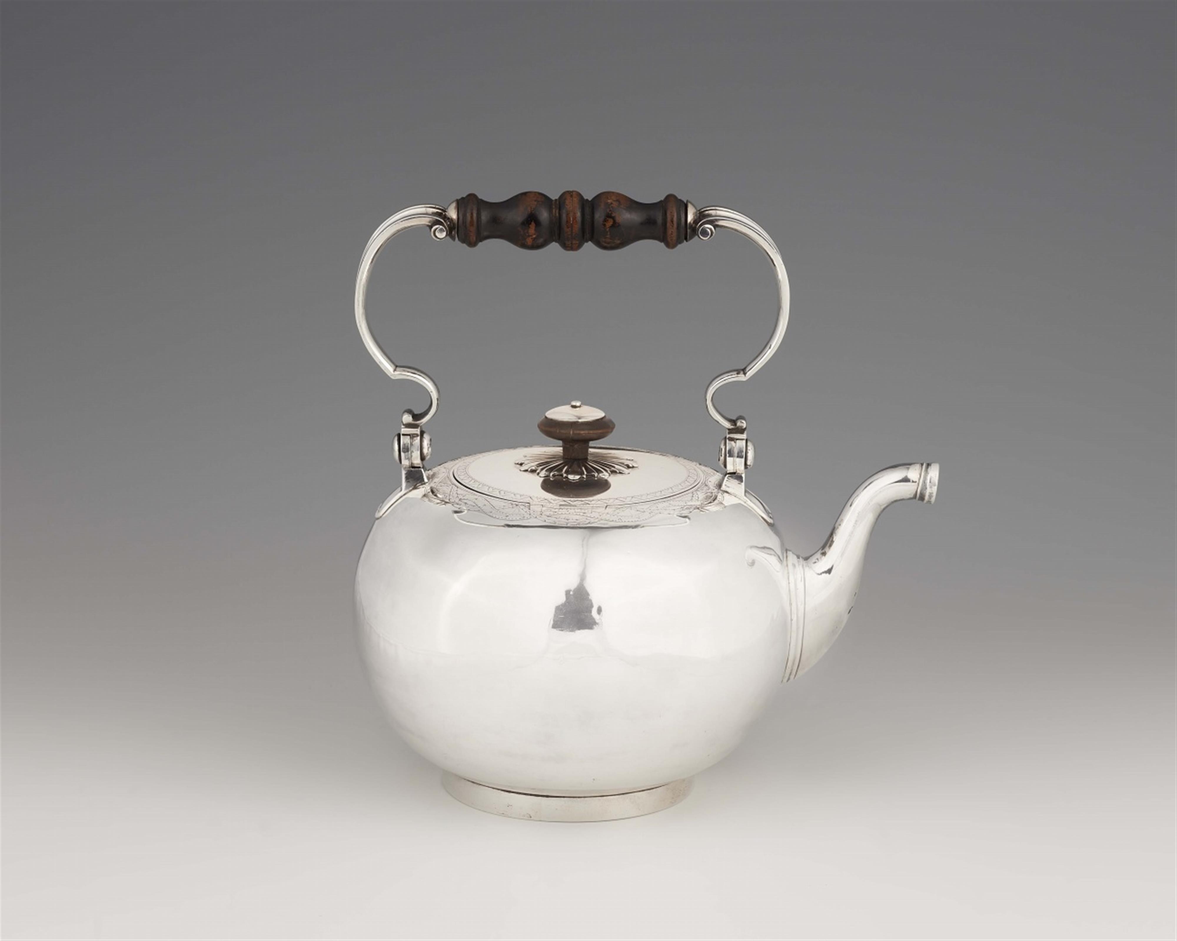 A Swiss silver tea kettle - image-1