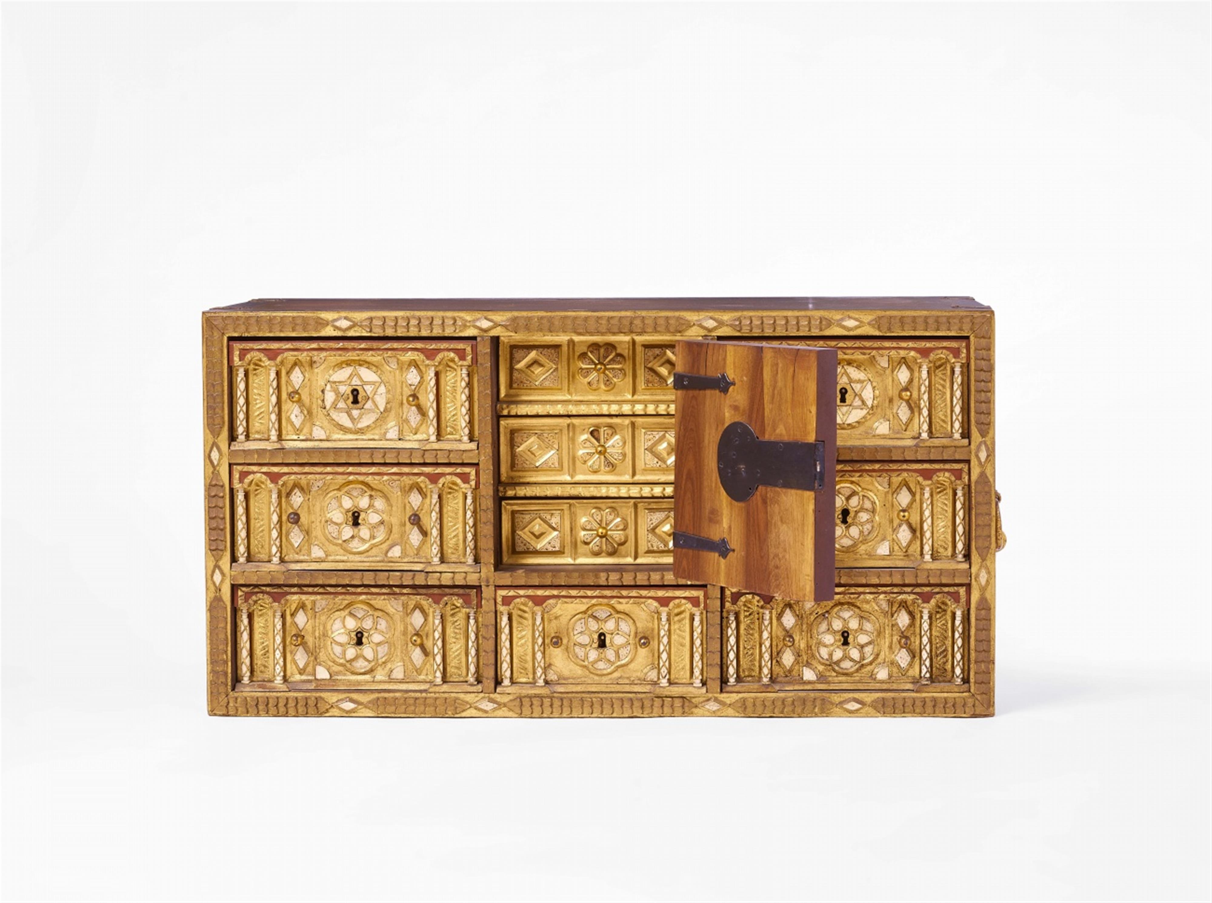 A Spanish Bargueno travelling cabinet - image-2