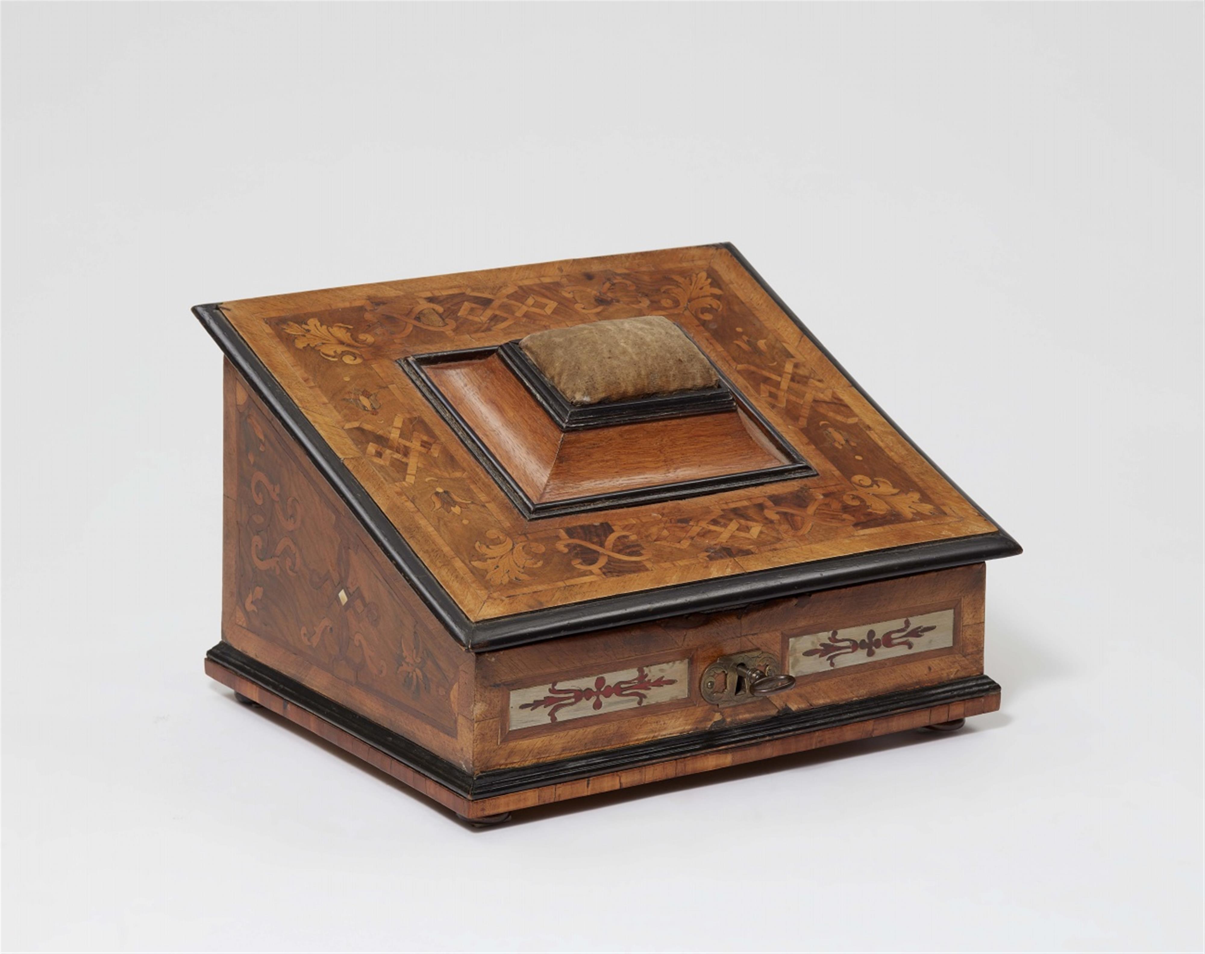 An inlaid needlework box - image-1