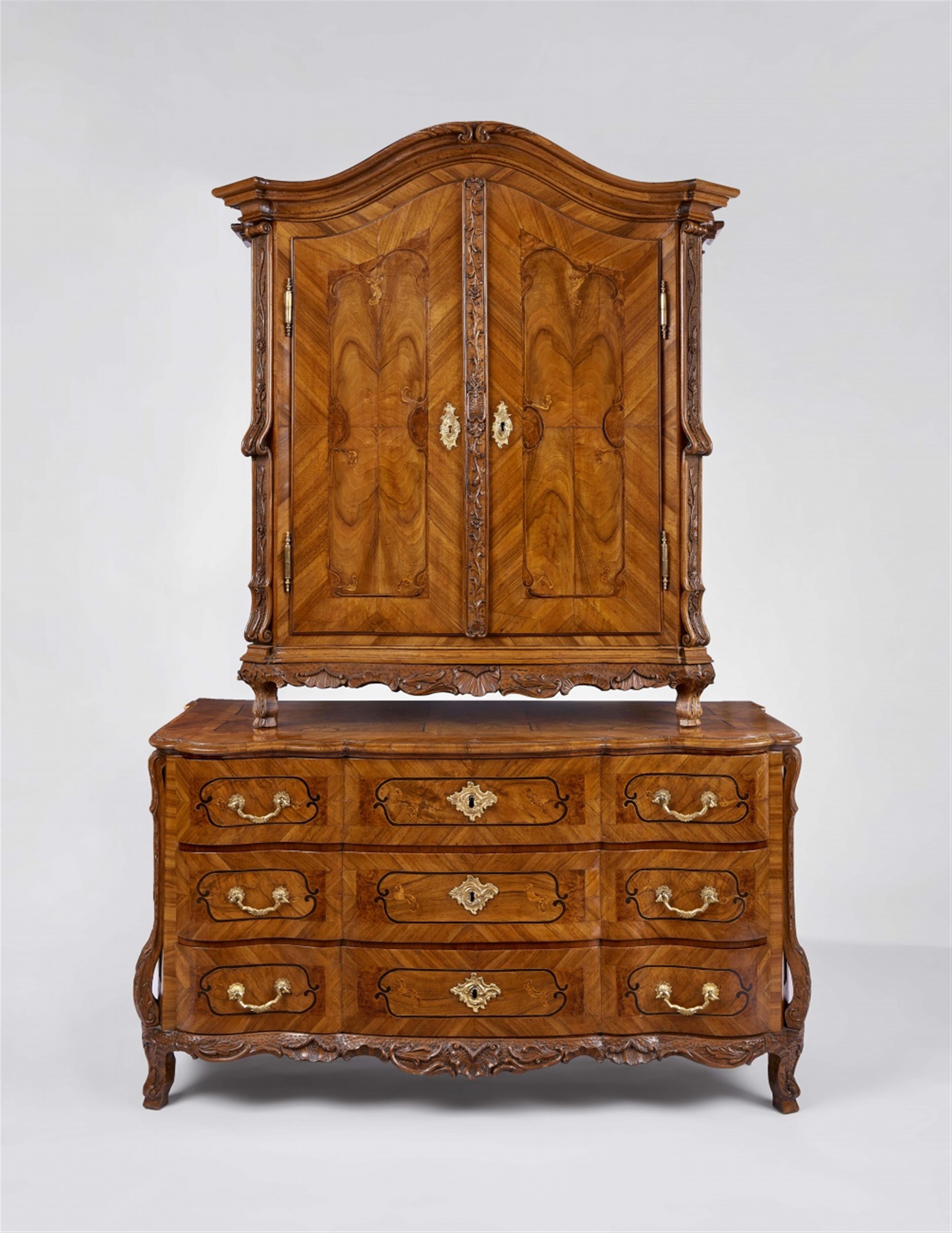 A partly carved Main-Franconian cabinet - image-1