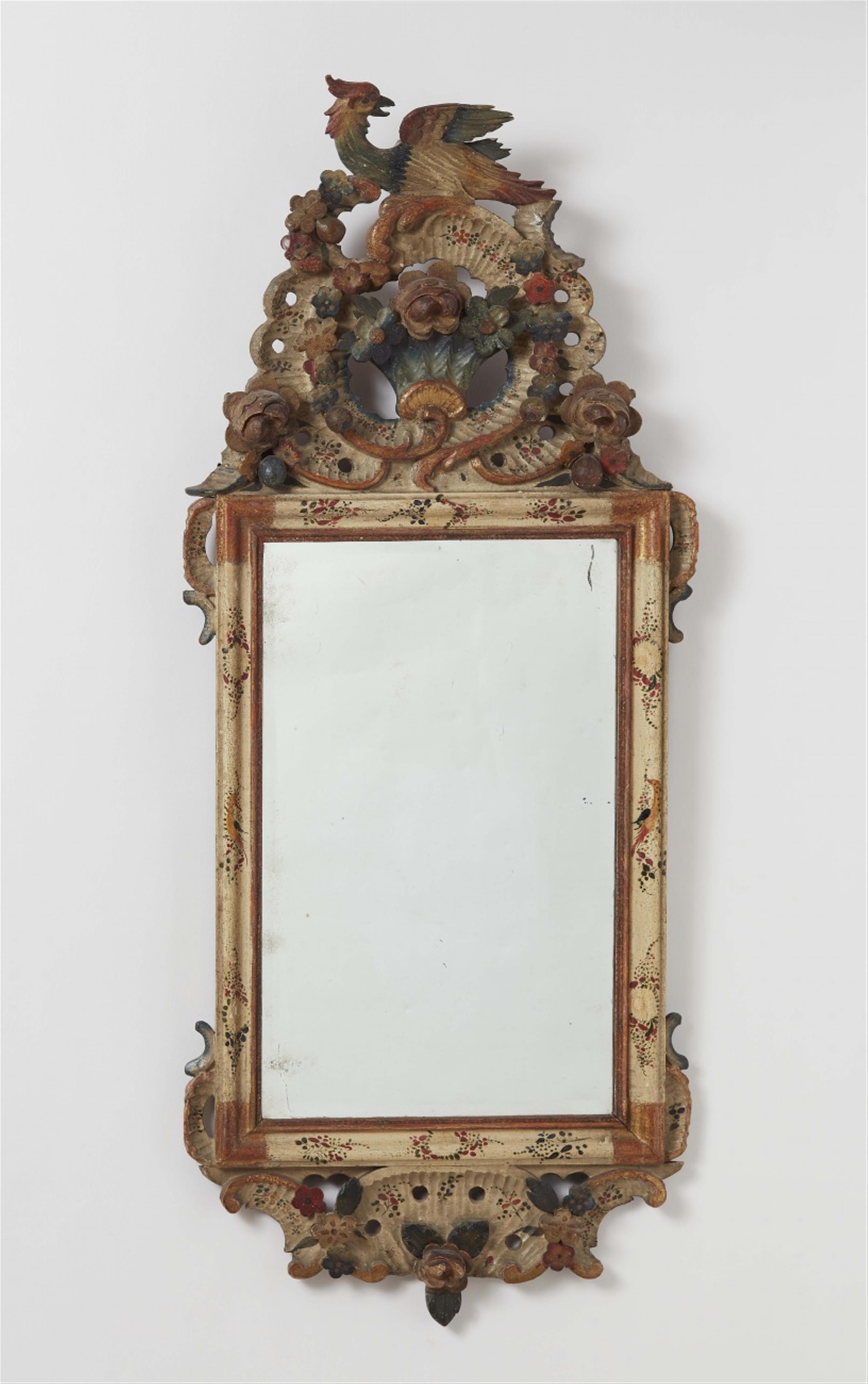 A carved Bayreuth mirror - image-1